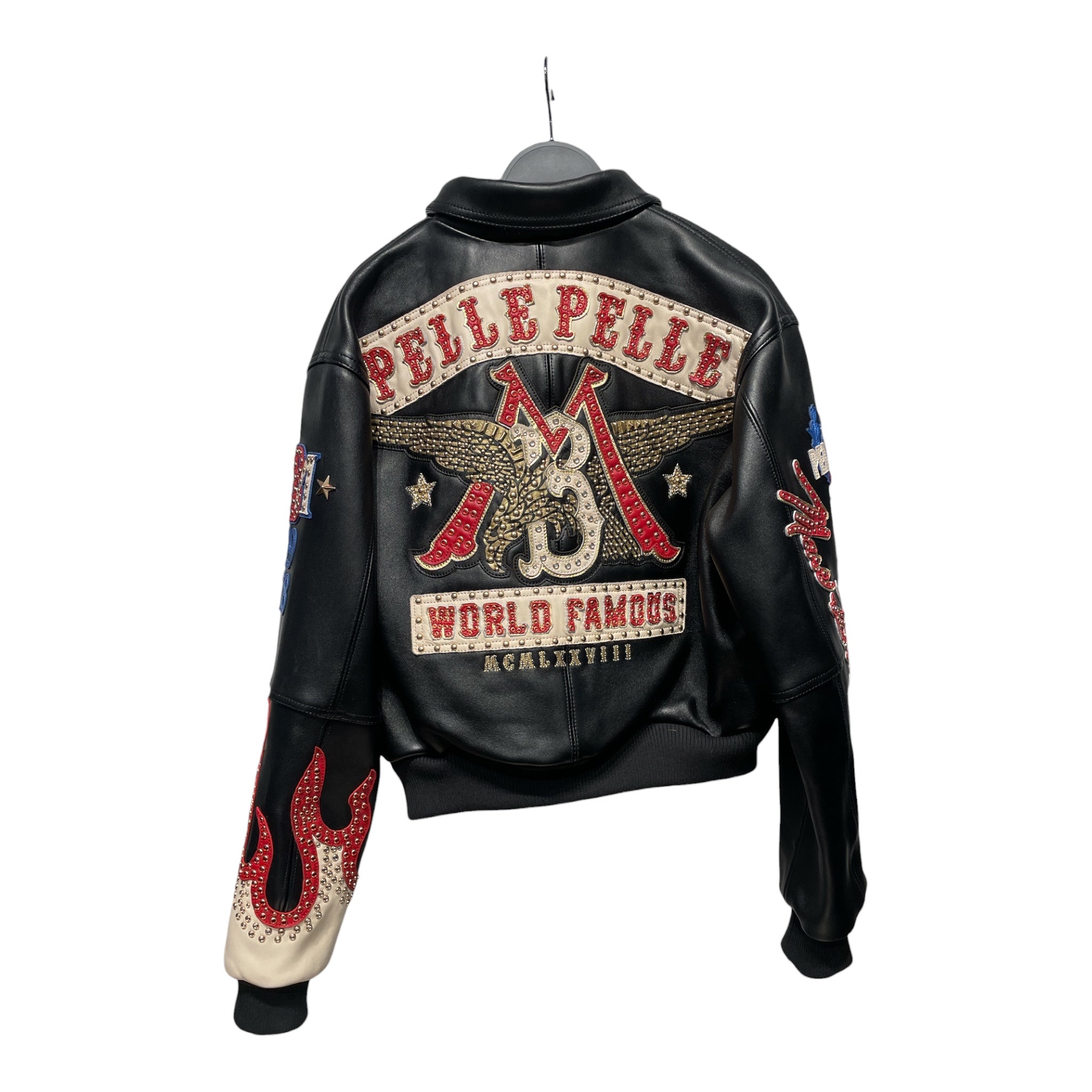 Pelle Pelle/Leather Jkt/L/Graphic/Leather/BLK/MARC BUCHANAN WORLD FAMOUS view 2