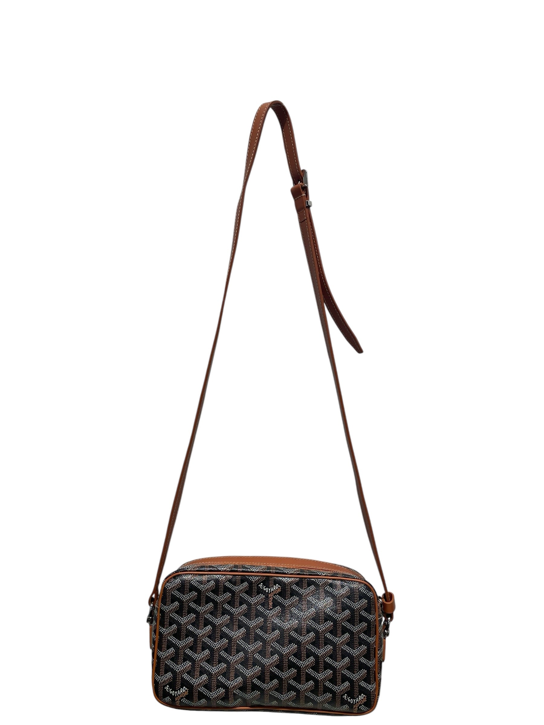 GOYARD/Cross Body Bag/Monogram/Leather/BRW/CAPVERT view 2