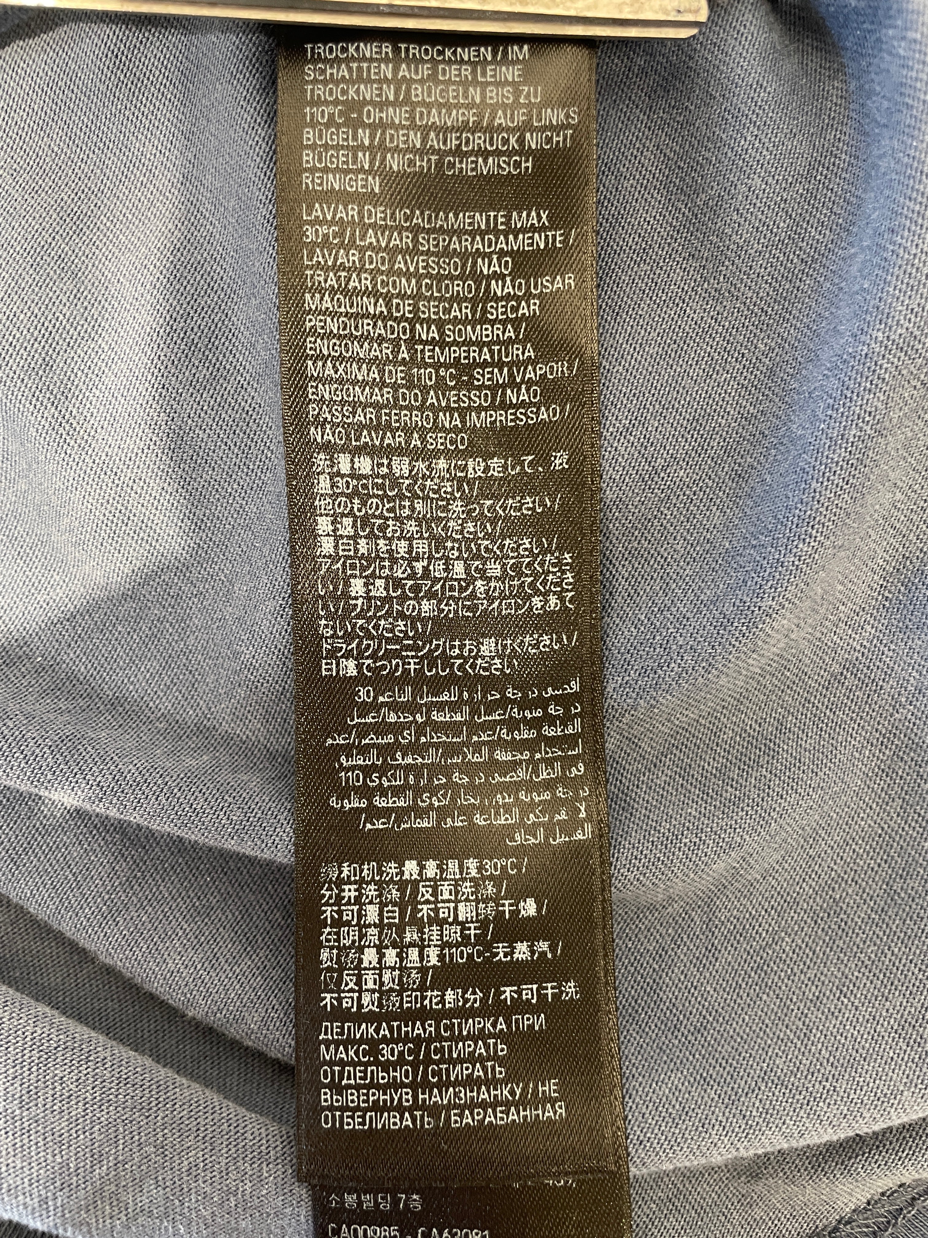 BALENCIAGA/T-Shirt/L/Cotton/BLU/2024 BURING UNITY view 6
