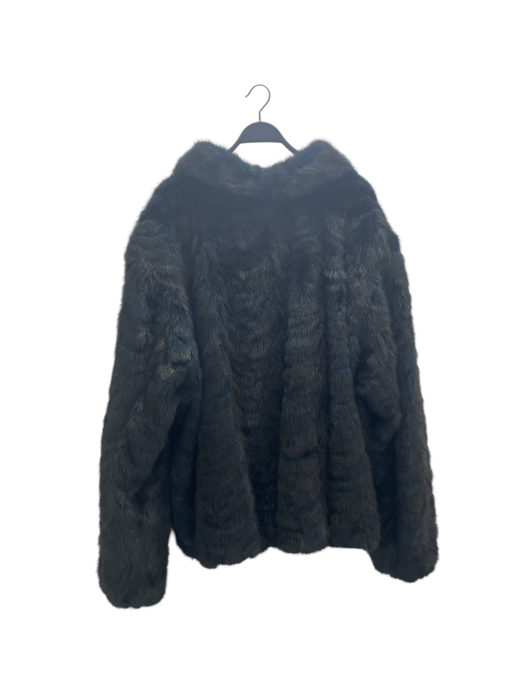 MODA MARTANI/Coat/XXXL/Fur/MLT/BLACK AND BLUE MINK FUR view 2