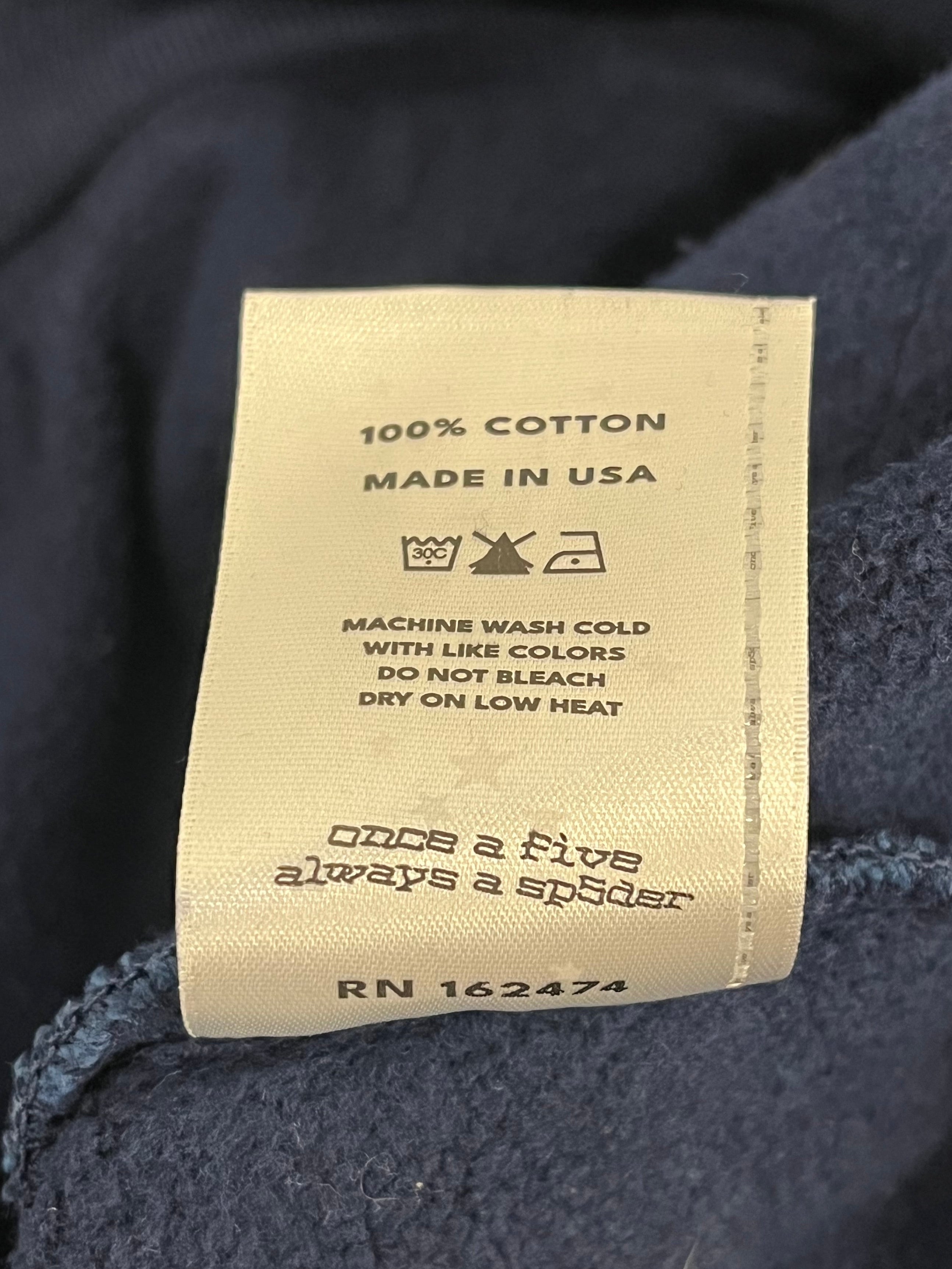 Sp5der/Hoodie/M/Cotton/NVY/ view 5