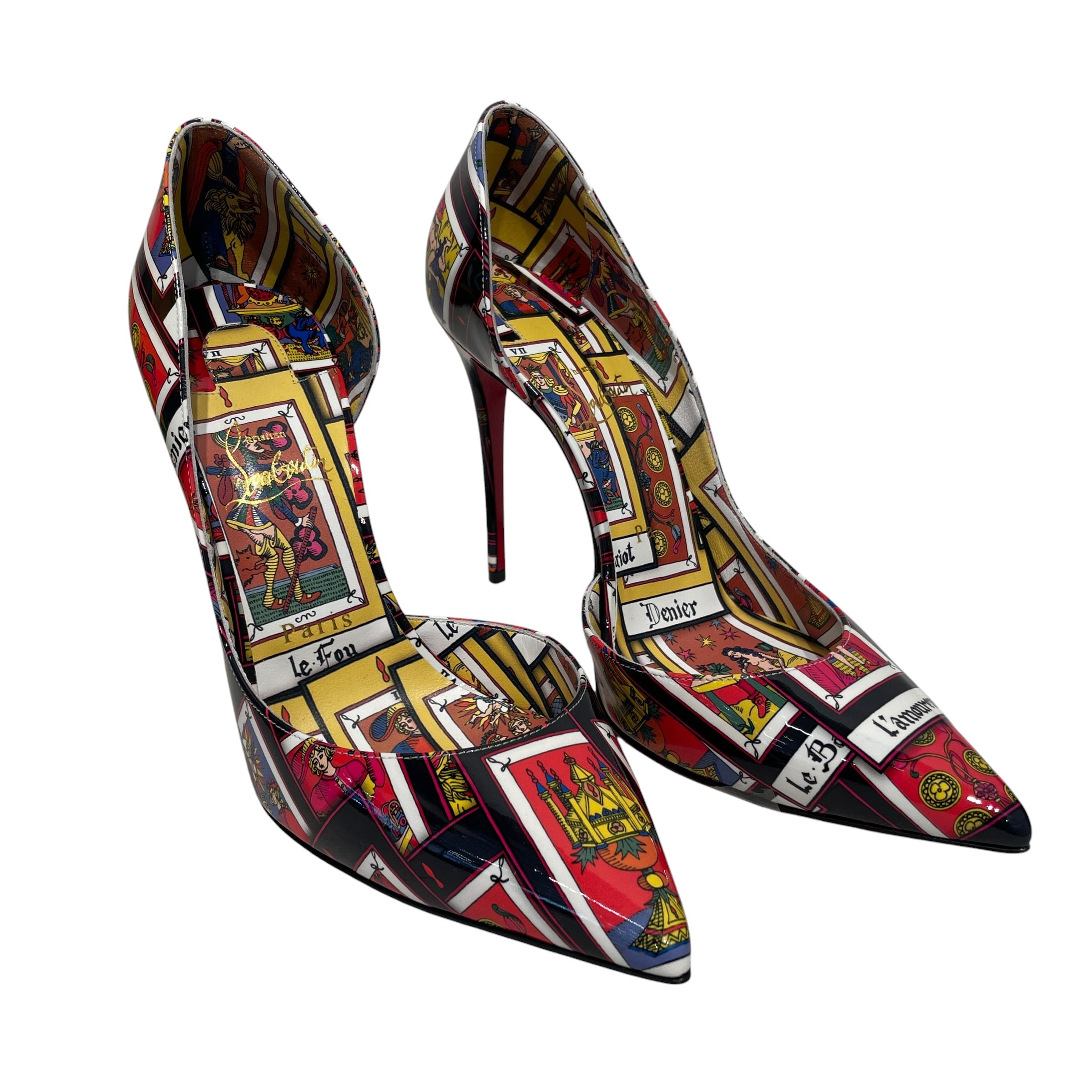 Christian Louboutin/Heels/US 8/RED/TAROTCARDS view 1