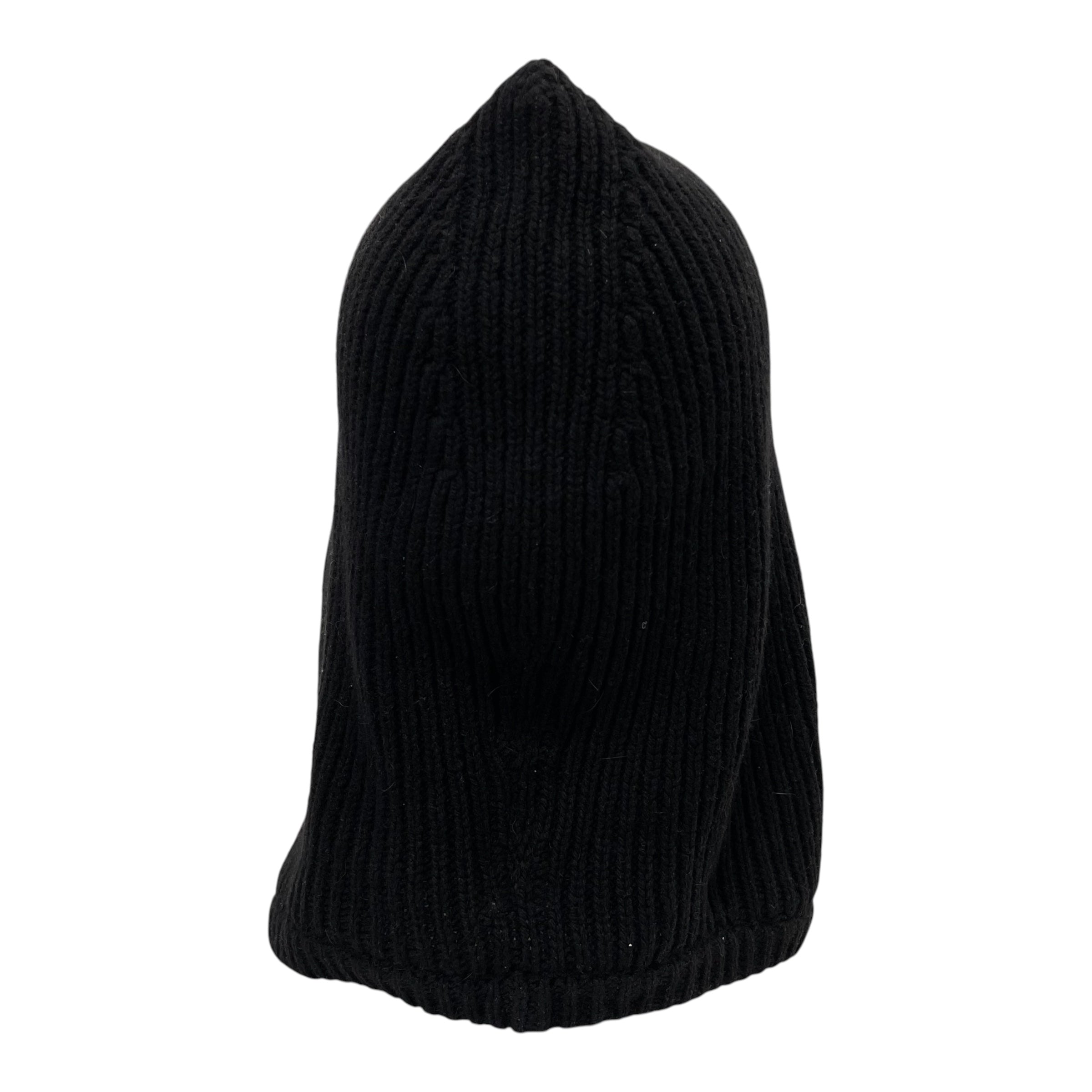 Rick Owens/Headwear/Wool/BLK/M's/Knitted hood view 2