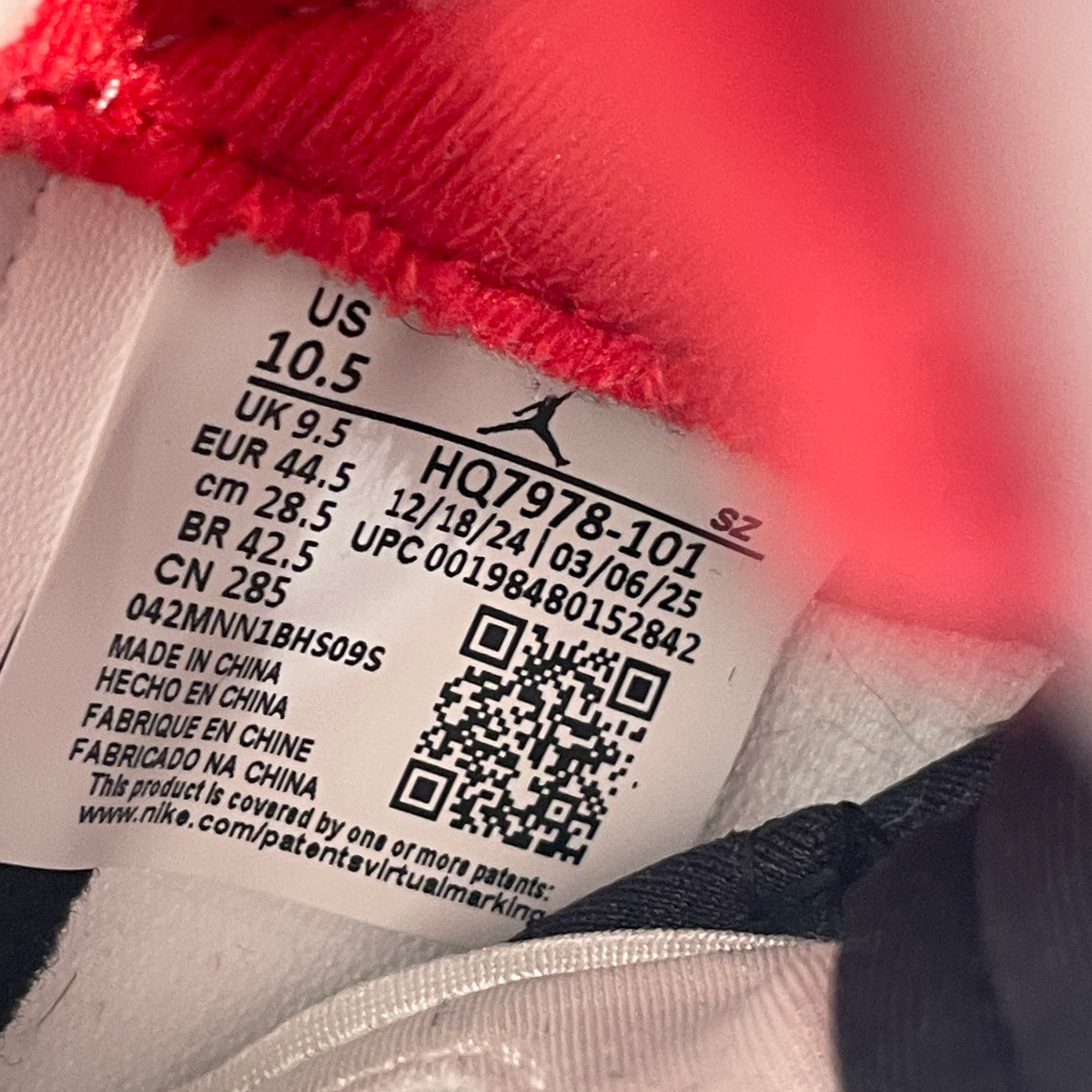 NIKE/AIR JORDAN 5/Hi-Sneakers/US 10.5/Leather/WHT/HQ7978-101 view 4