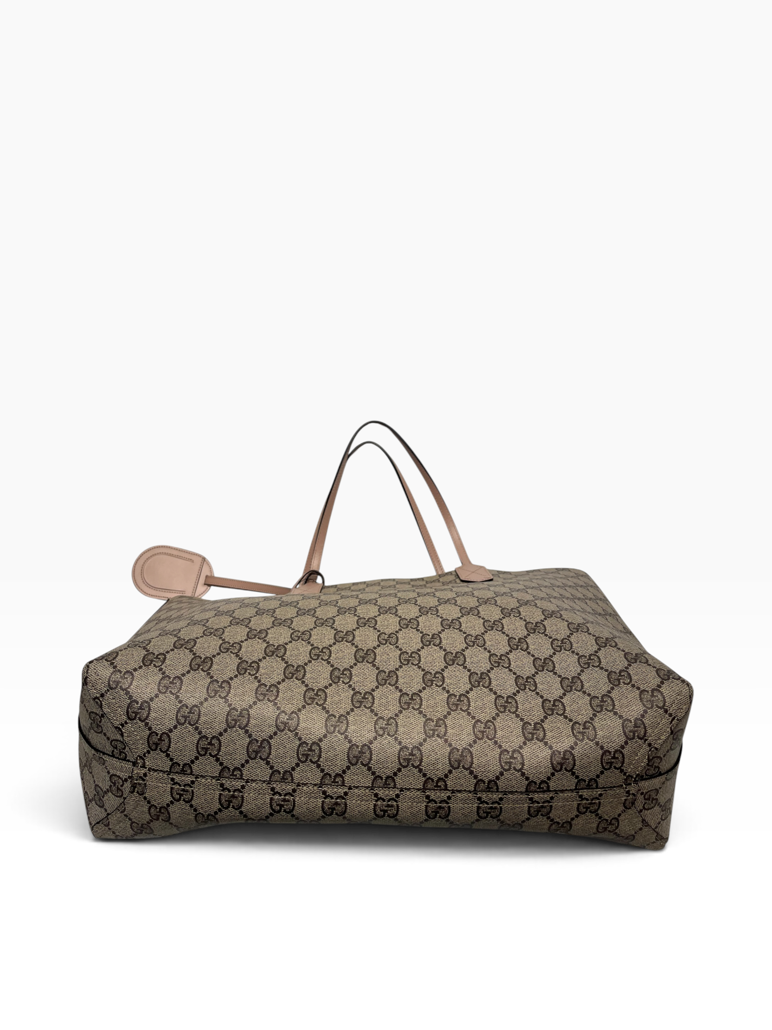GUCCI/Hand Bag/All Over Print/Leather/BEG/Reversible Tote GG view 4