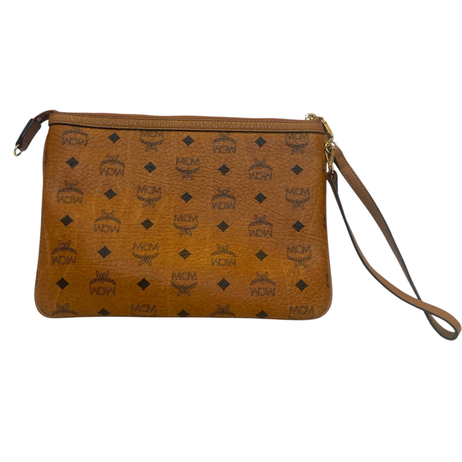 MCM/Bag/Monogram/Leather/BRW/MCM SMALL CLUTCH view 1