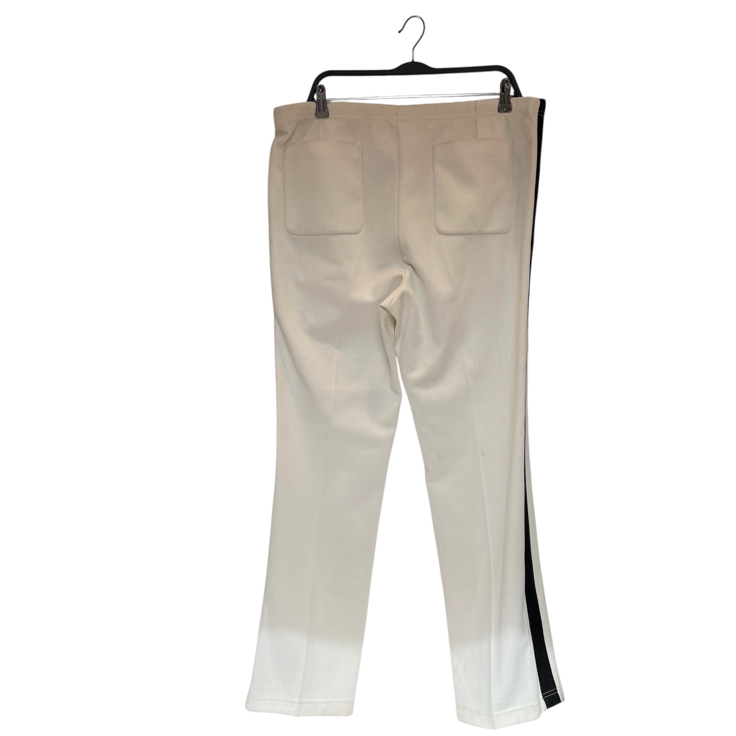 Maison Margiela/Straight Pants/50/Polyester/WHT/TRACK BLACK STRIPES view 2