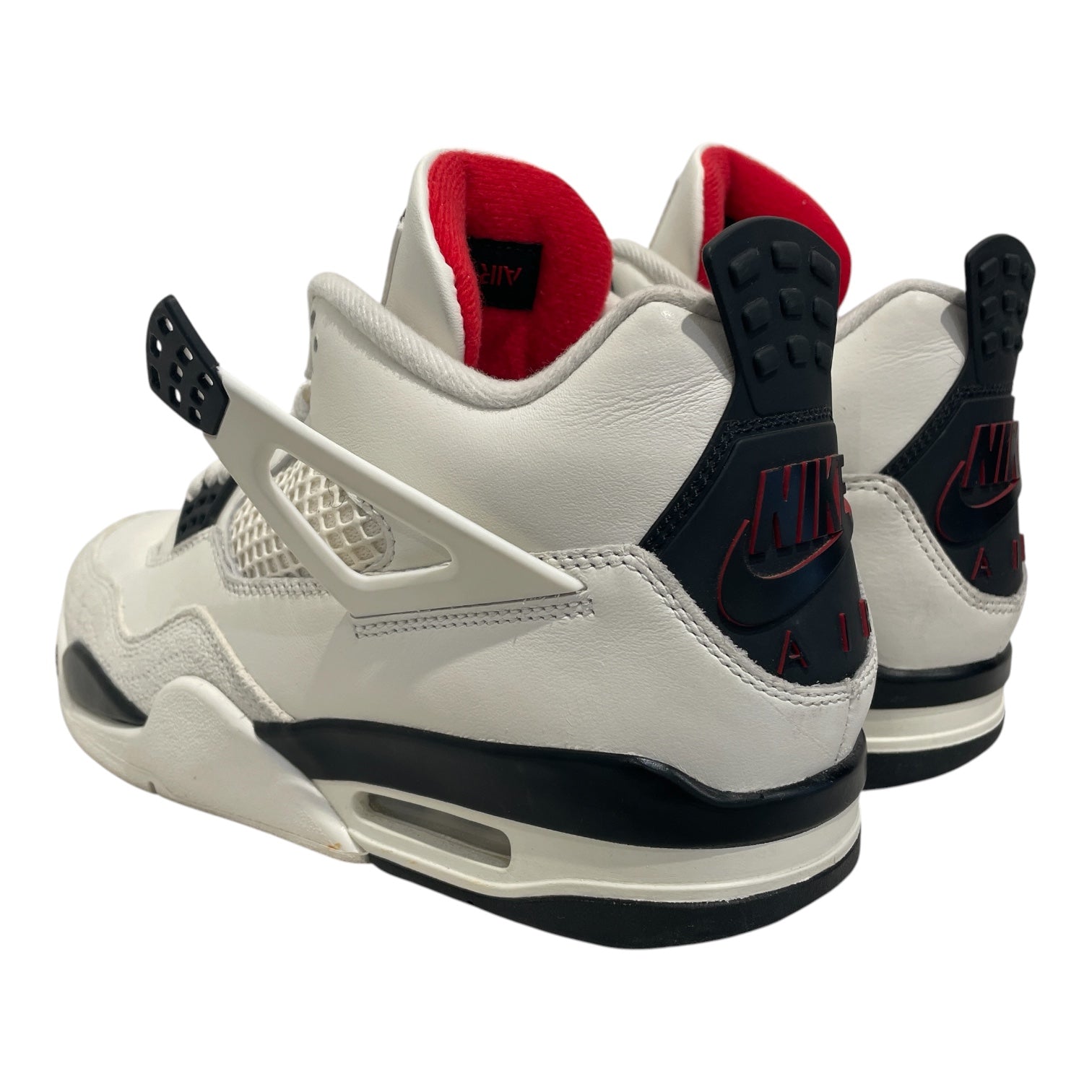 NIKE/AIR JORDAN 4 FLIGHT CLUB/Hi-Sneakers/US 9.5/Leather/WHT/IM4002-100 view 2