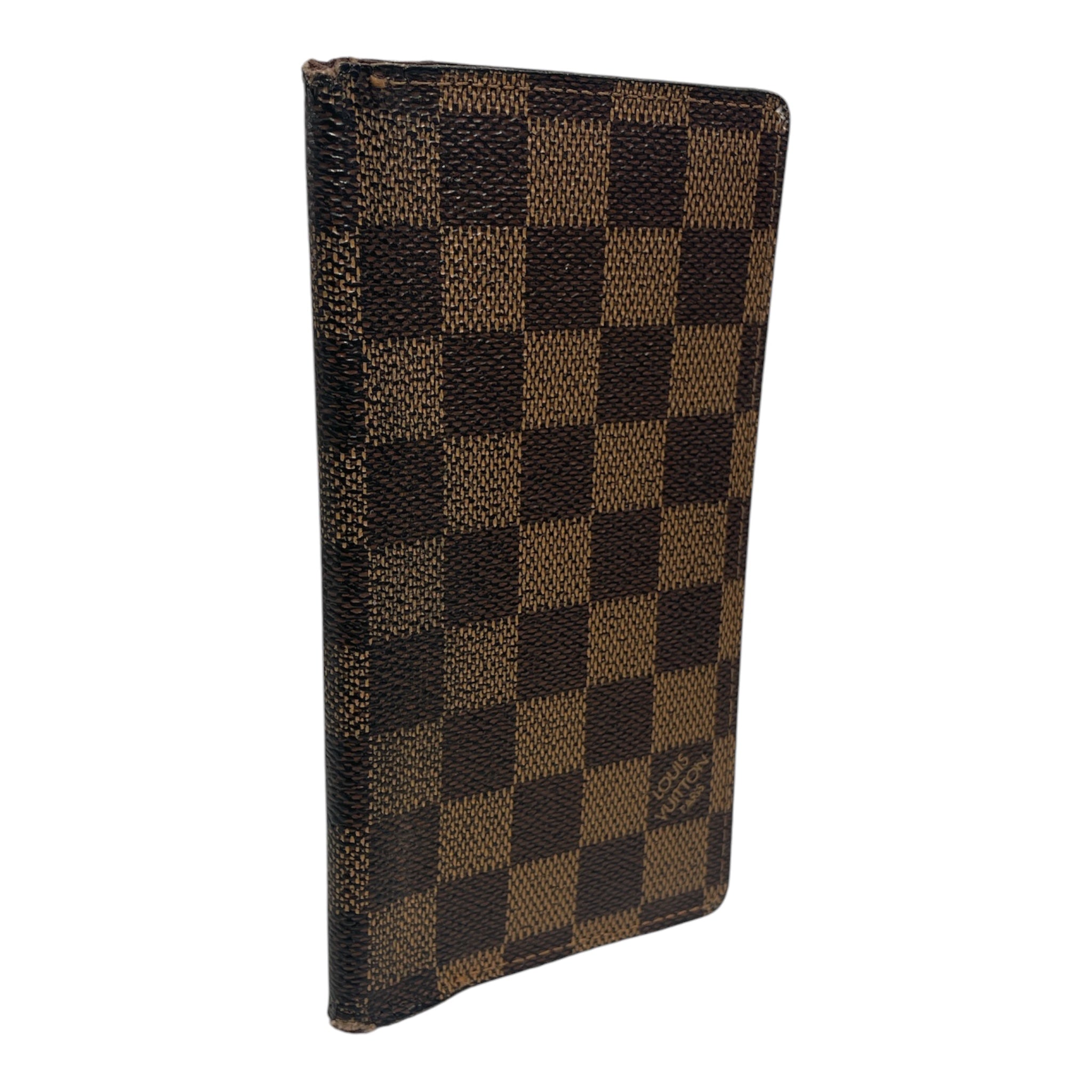 LOUIS VUITTON/Bifold Wallet/Plaid/Leather/BRW/Brazza view 1