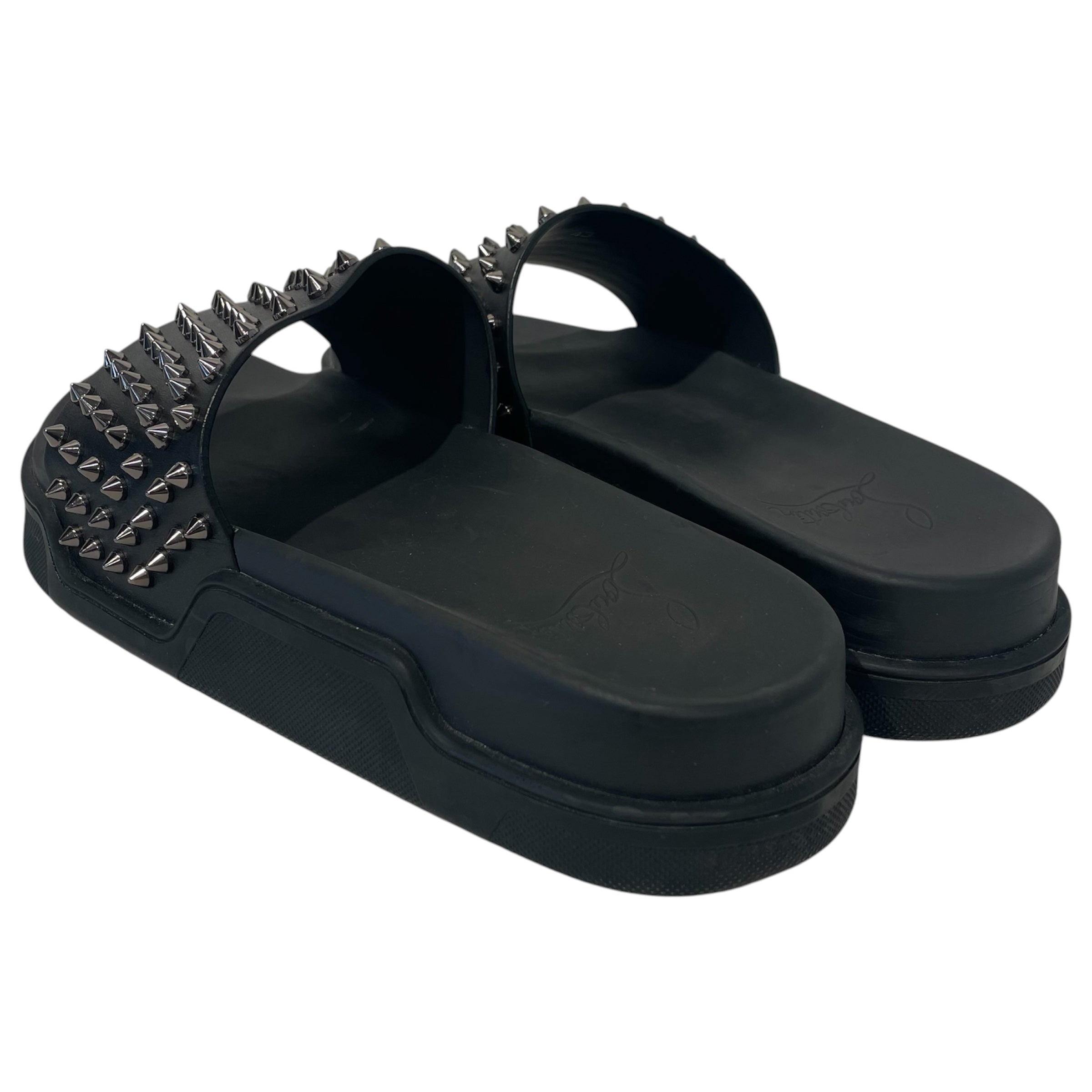 Christian Louboutin/Low-Sneakers/EU 43/Cotton/BLK/ view 2