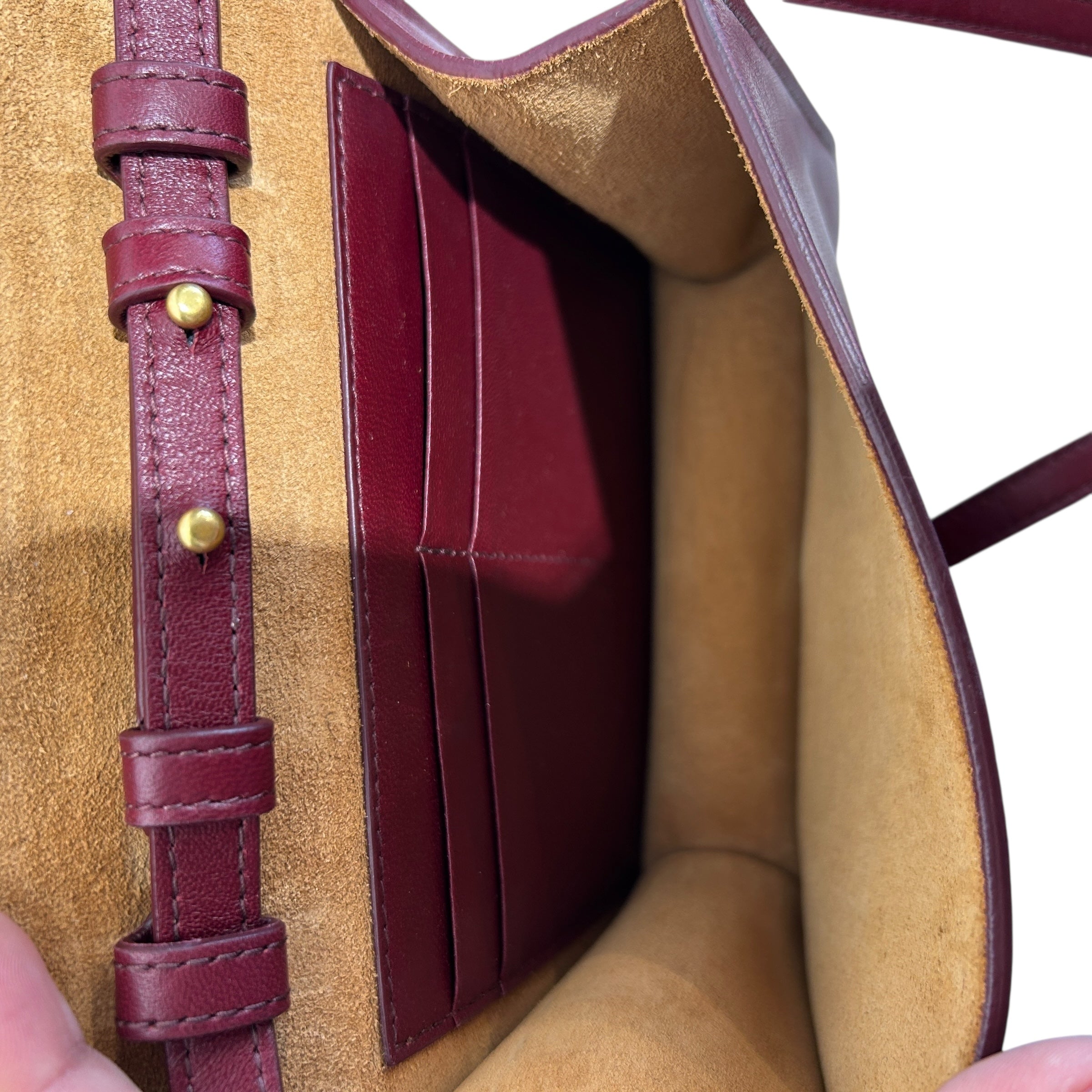 BOTTEGA VENETA/Bag/Border/Leather/BRD/Cassette in Barolo view 4