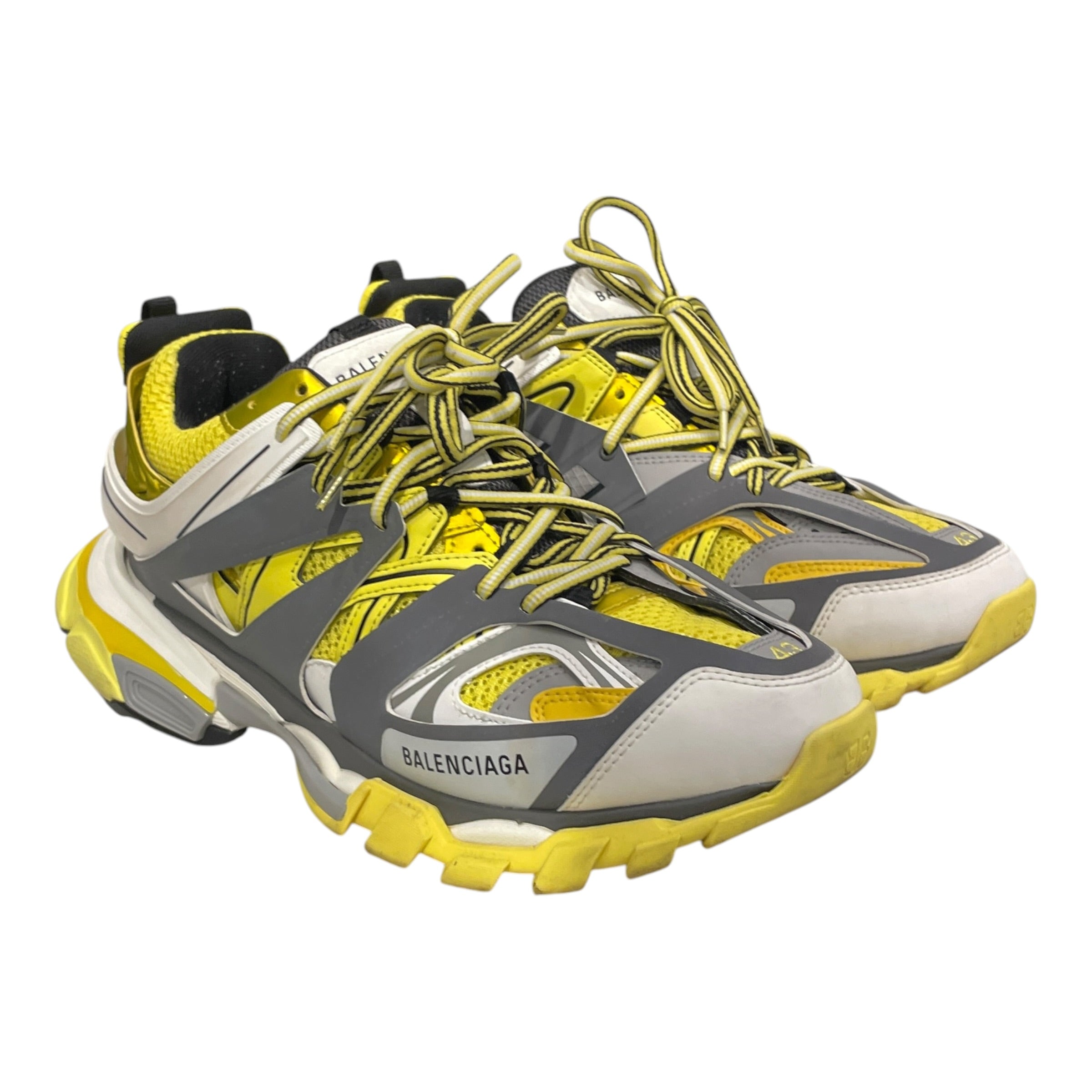 BALENCIAGA/Low-Sneakers/US 10/Border/Nylon/YEL/YEL/GRY TRACK SNKRS view 1