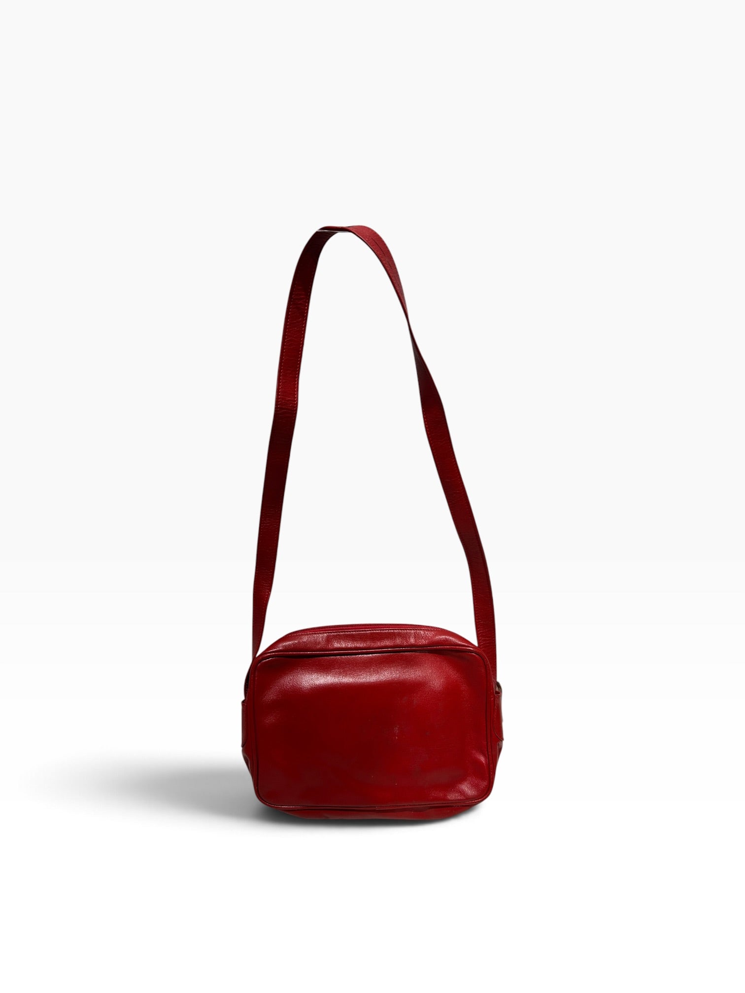 CELINE/Cross Body Bag/Leather/VINTAGE DOUBLE FLAP view 2