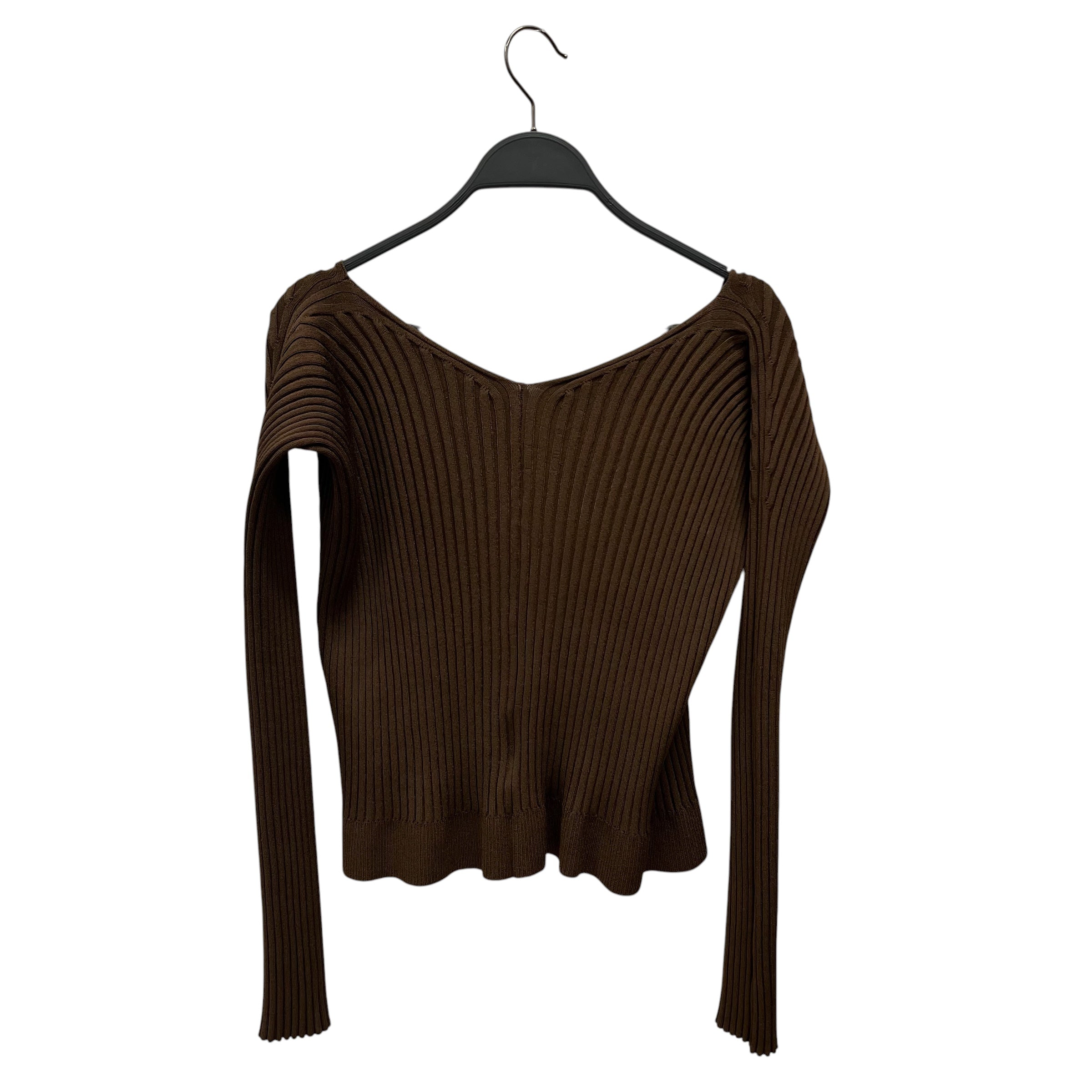 JACQUEMUS/Cardigan/40/Cotton/BRW/ view 2