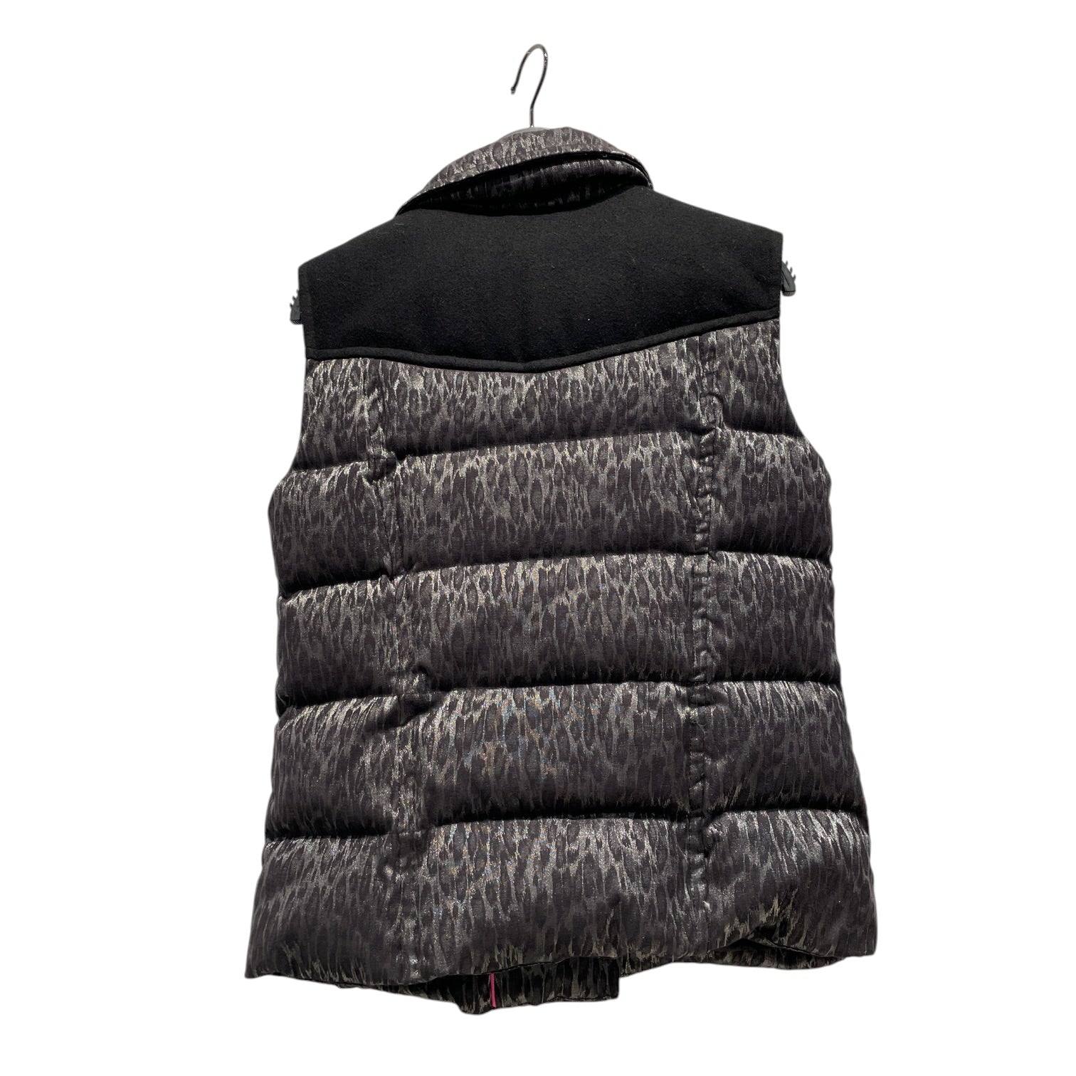 JUICY COUTURE/Puffer Vest/M/Nylon/BLK/Black Puffer Vest w/ Gold Zip view 2