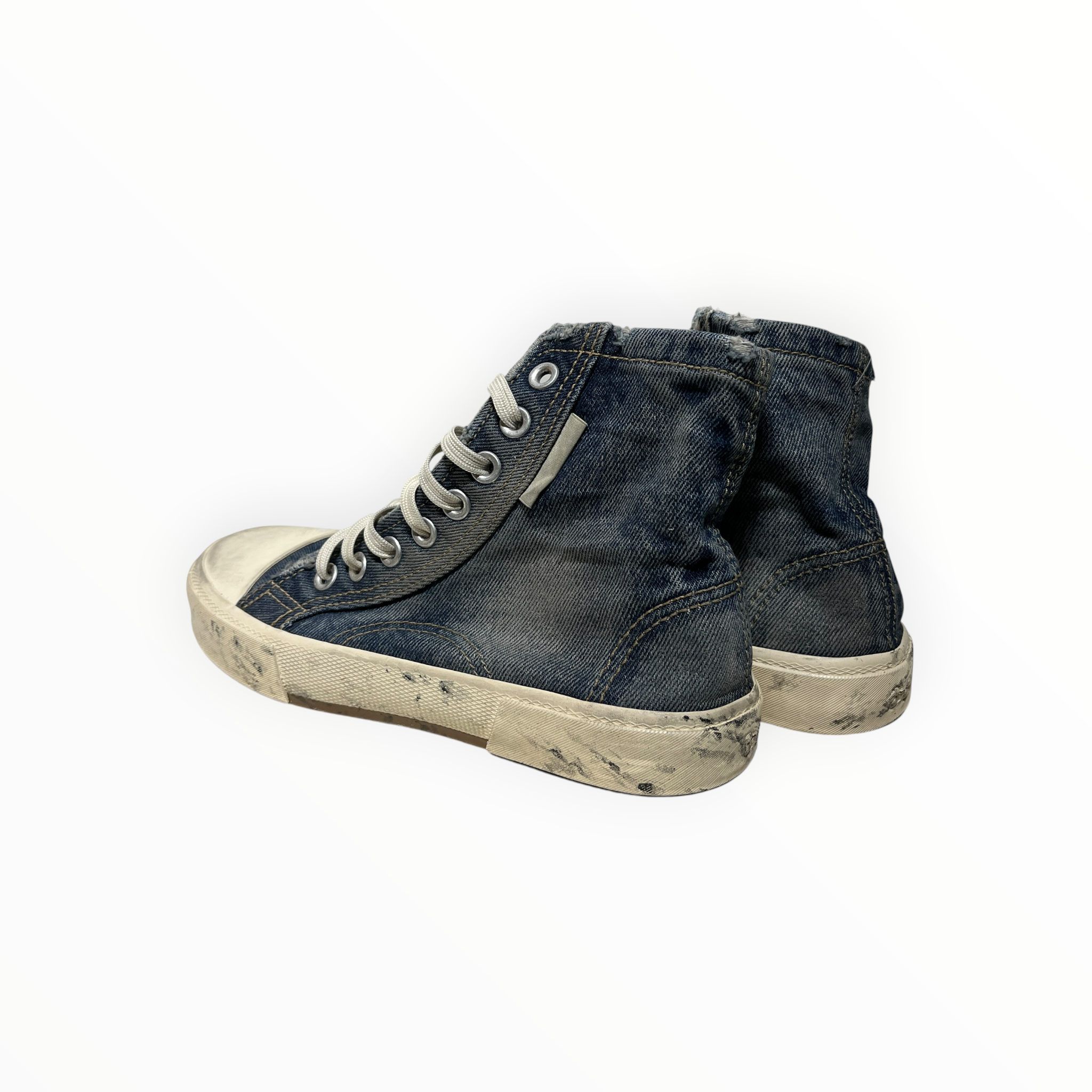 BALENCIAGA/Hi-Sneakers/US 8/Denim/IDG/paris high top view 2