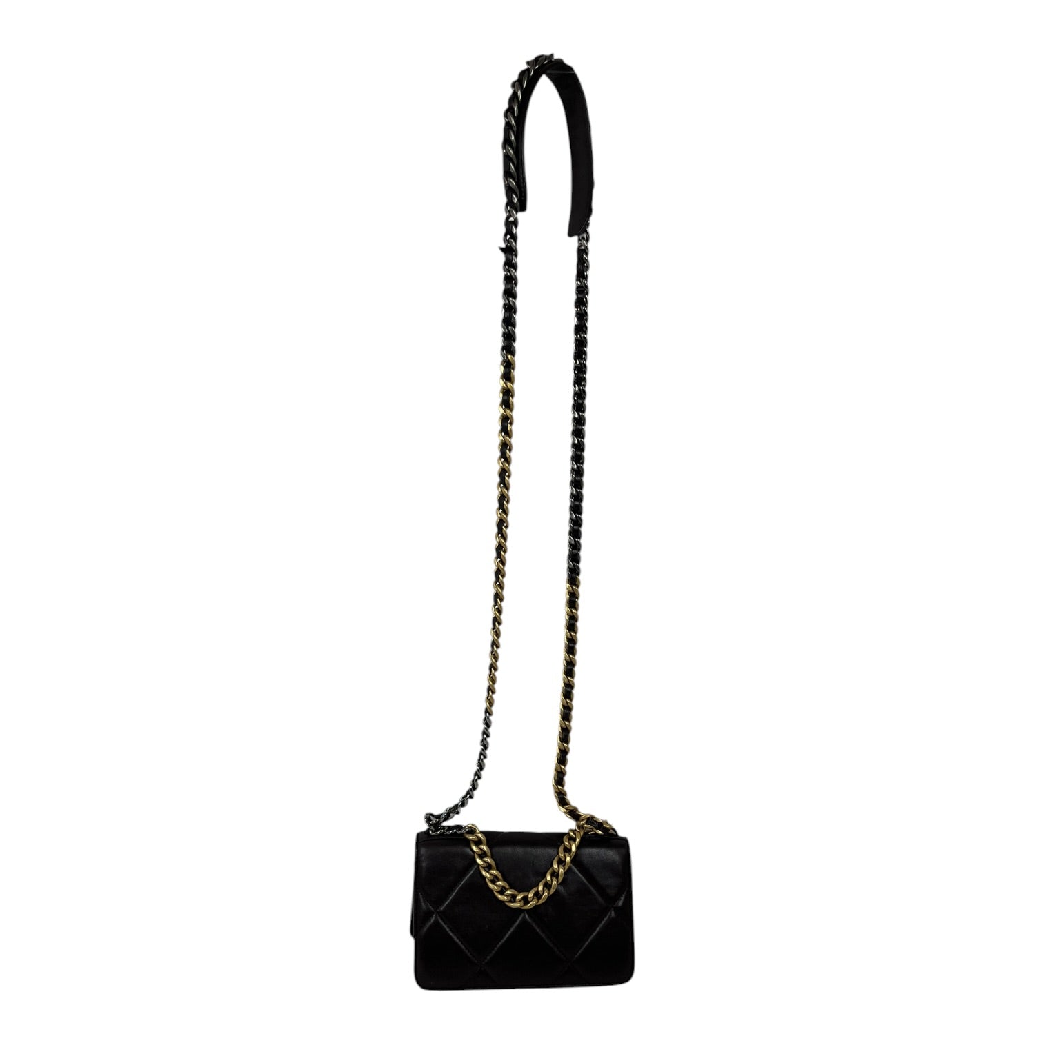 CHANEL/Bag/Leather/BRW/19 WALLET ON CHAIN view 2