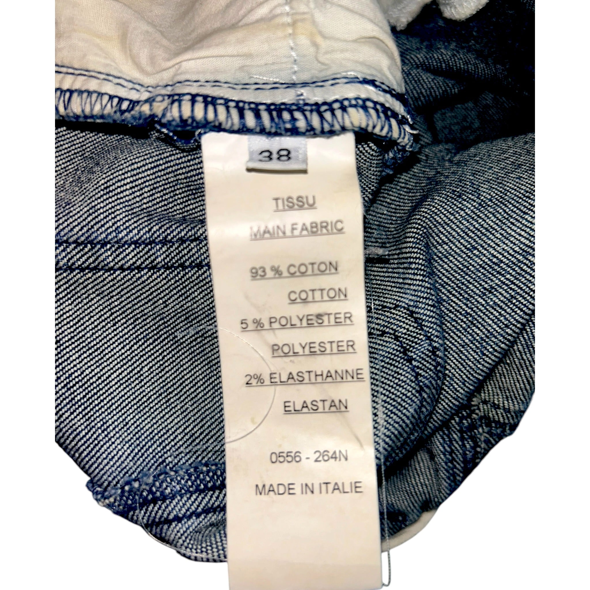 BALMAIN/Bottoms/38/Cotton/BLU/0556-264N view 6