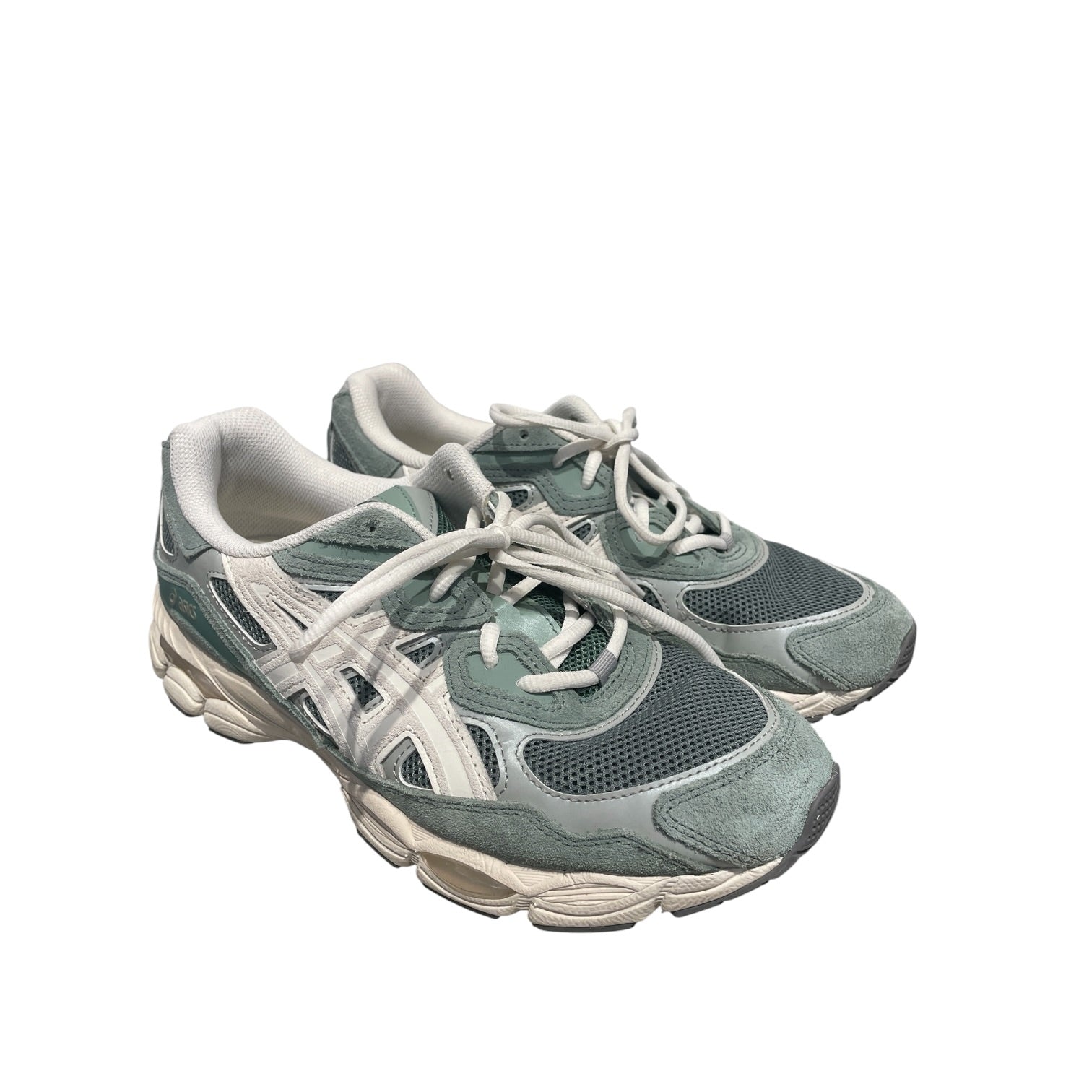 ASICS/Low-Sneakers/US 9.5/Nylon/GRN/Gel-NYC Graphite Light Green view 1