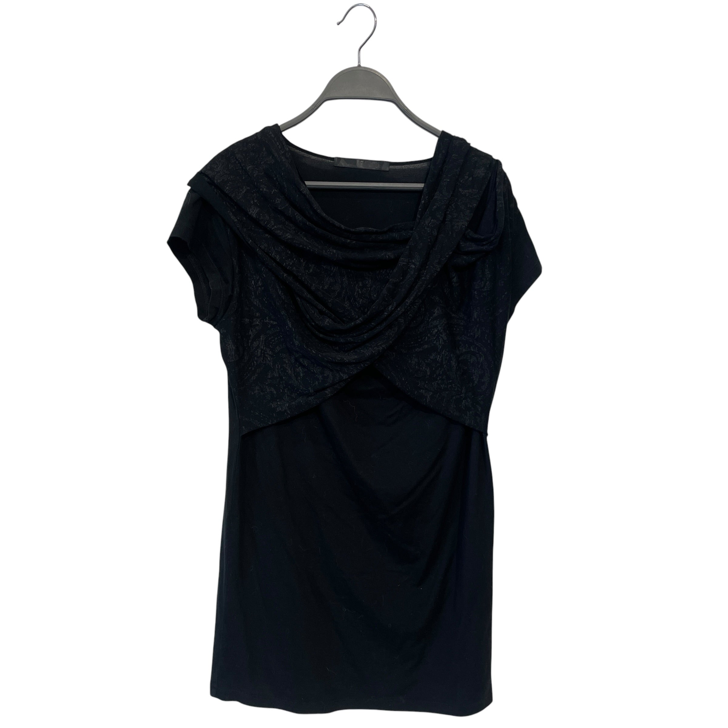 JULIUS/LS Blouse/1/Cotton/BLK/SCARF BLOUSE view 1