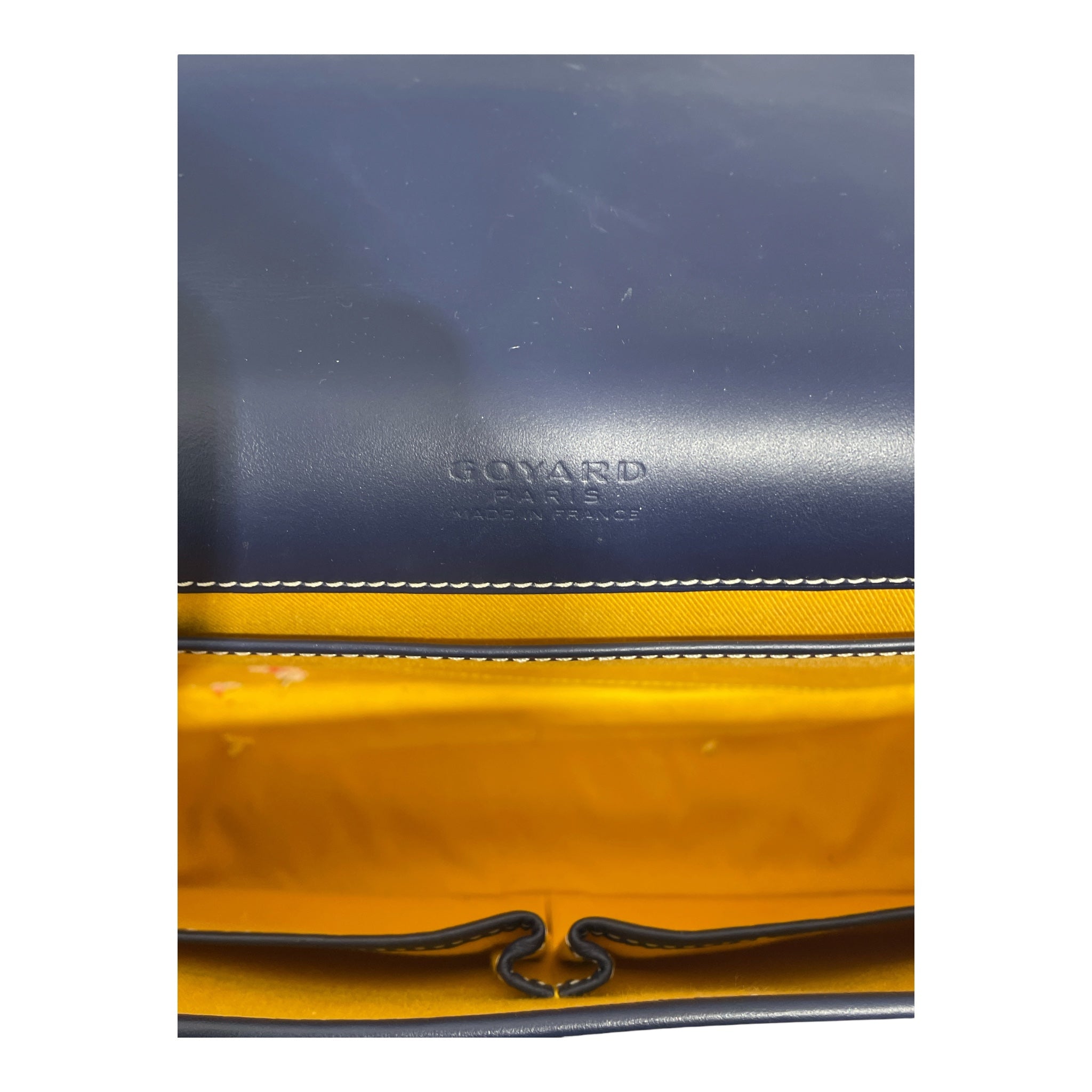 GOYARD/Cross Body Bag/All Over Print/NVY/Belvedere II Messenger MM view 3