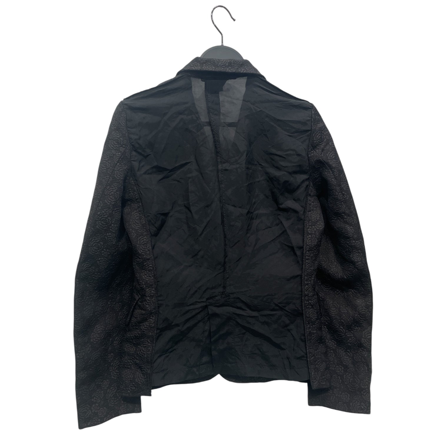BLACK COMME des GARCONS/Tailored Jkt/XXS/Floral Pattern/Polyester/BLK/ view 2