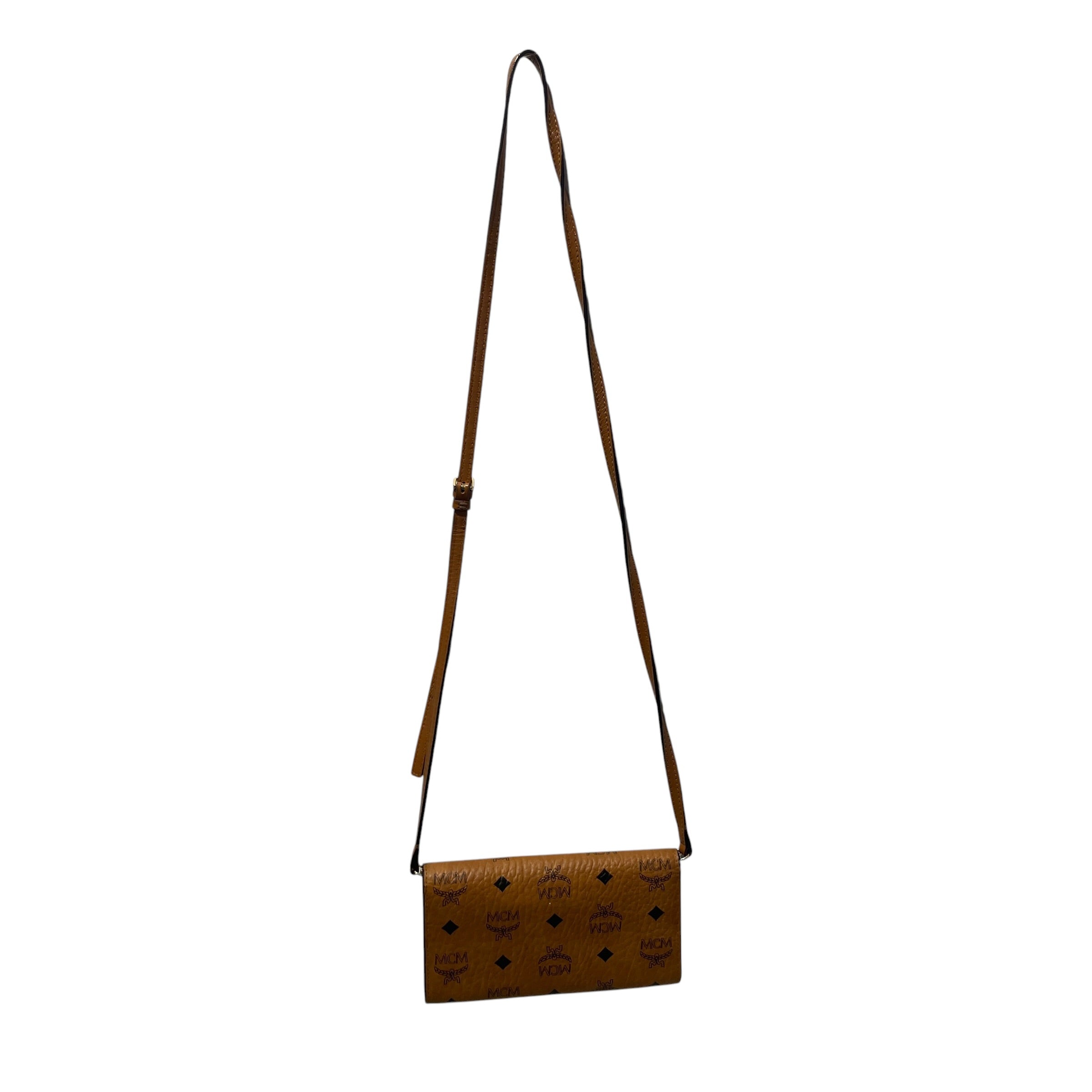 MCM/Cross Body Bag/Monogram/Leather/BEG/tracy view 2