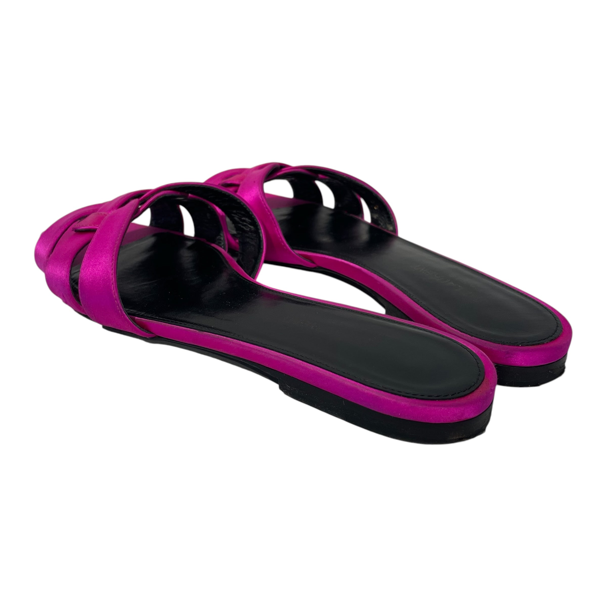 SAINT LAURENT/Sandals/EU 38/Silk/PNK/CS 592563 38 view 2