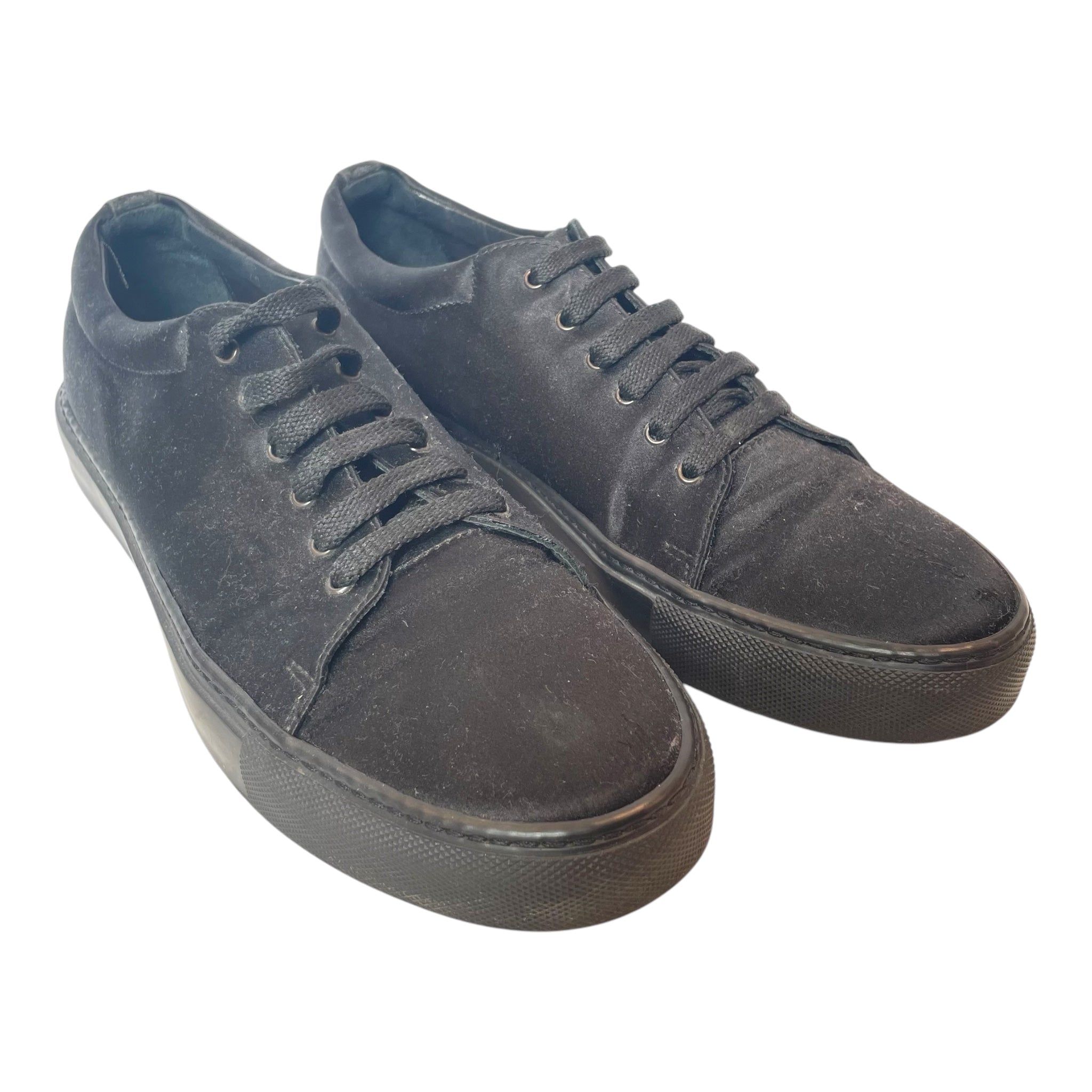 Acne Studios/Low-Sneakers/EU 40/Silk/BLK/ADRIAN SHOE/NYLON/LOW CAUSAL view 1