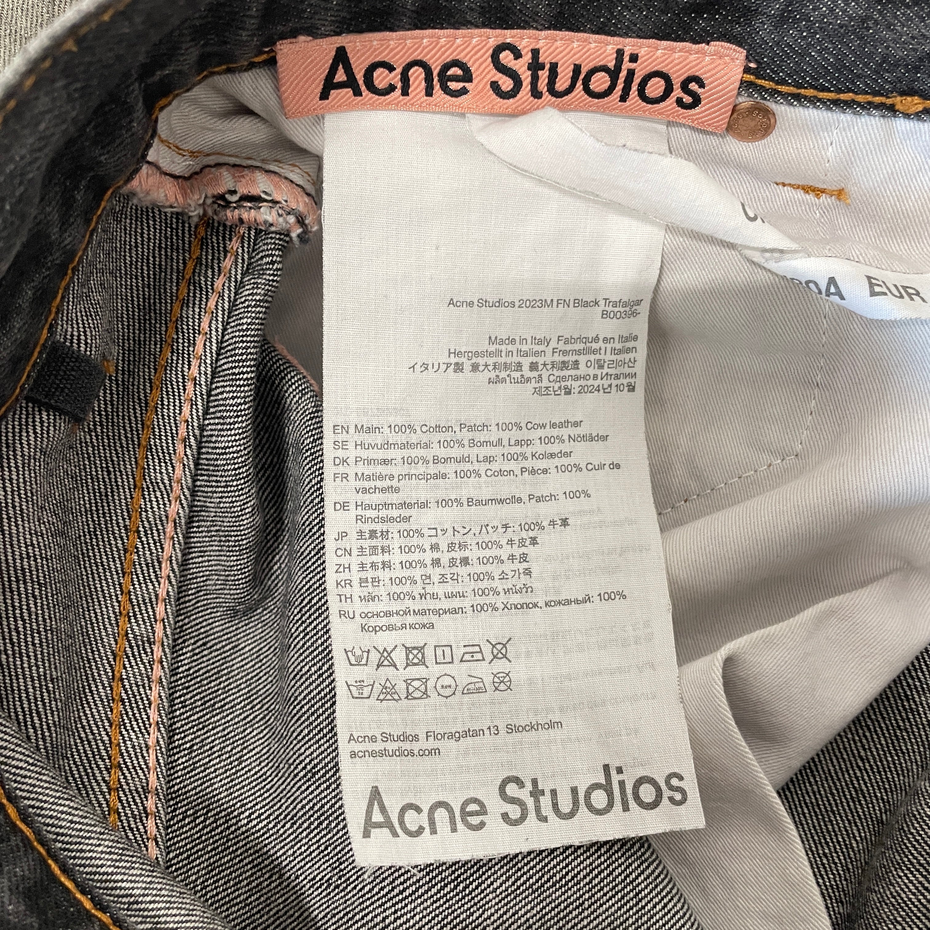 Acne Studios/Pants/46/Denim/GRY/2023M view 5