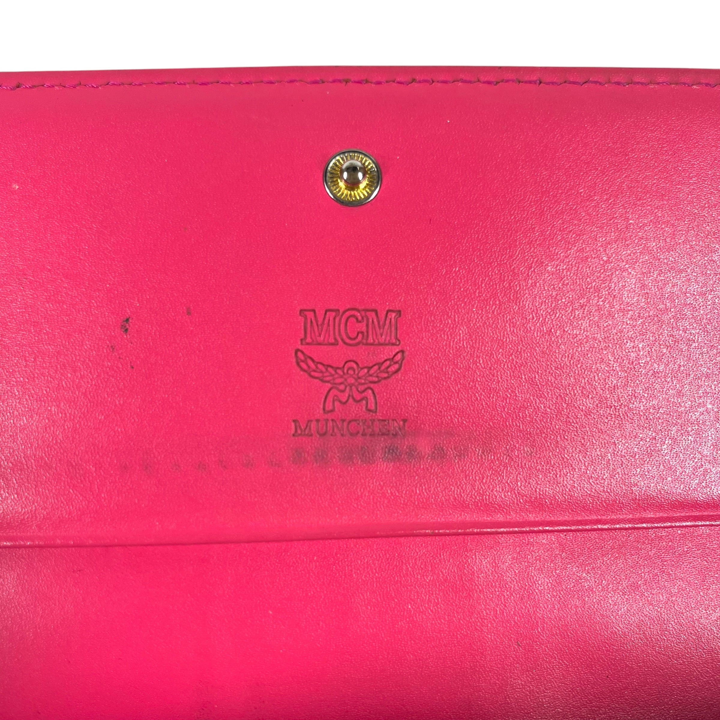 MCM/Long Wallet/All Over Print/Leather/MLT/Visetos Trifold Wallet view 3