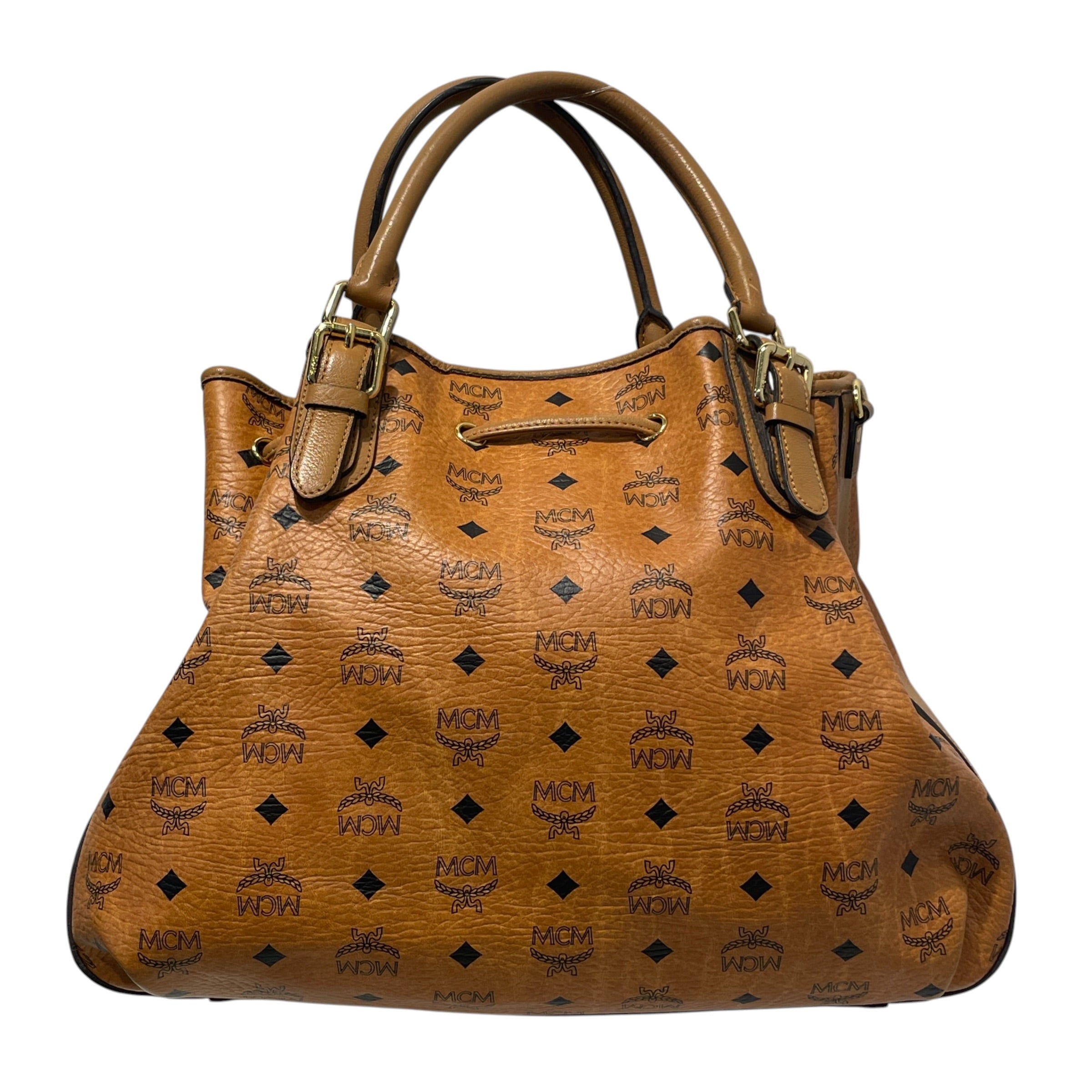 MCM/Hand Bag/Monogram/Leather/BRW/Monogram Hand bag view 2