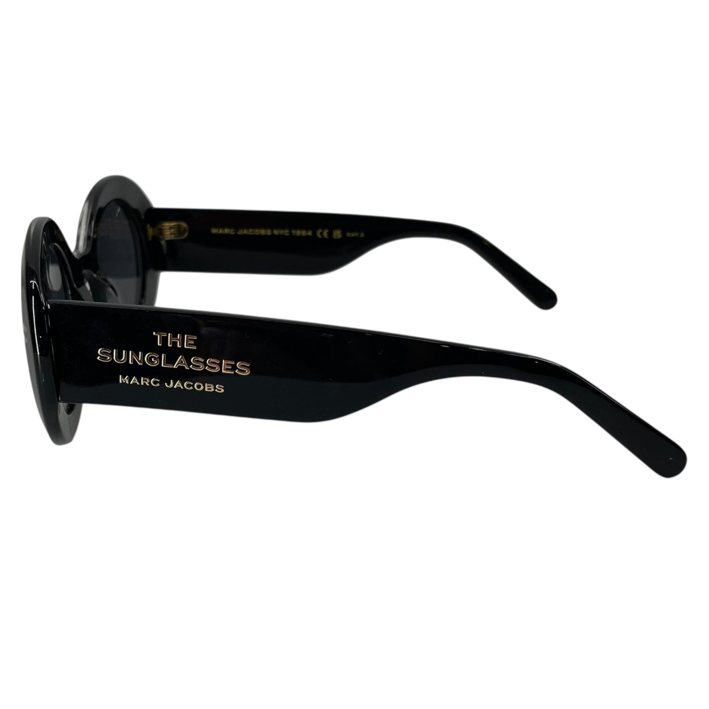 MARC JACOBS/Sunglasses/Plastic/BLK/Oval/THE SUNGLASSES INSCRIPTION view 2