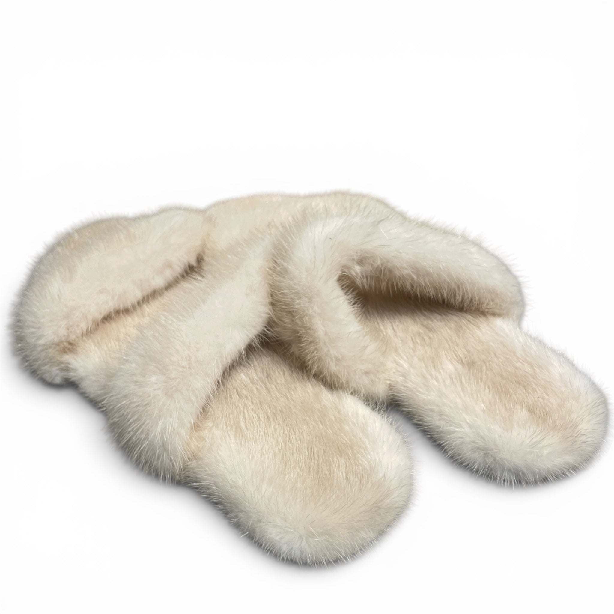 YVES SAINT LAURENT/Sandals/EU 43/WHT/FUR view 2