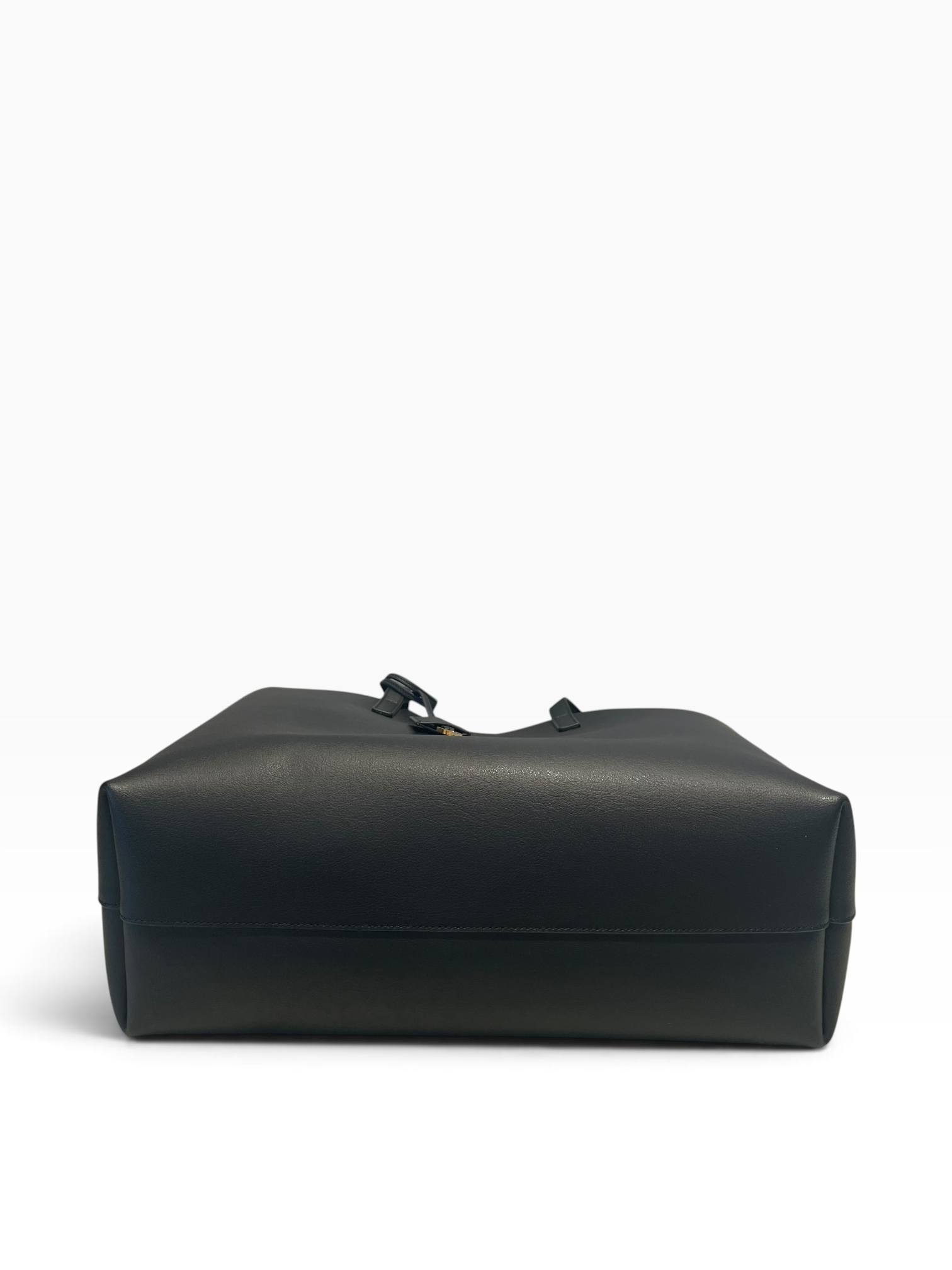 SAINT LAURENT/Tote Bag/Leather/BLK/Shopping Tote view 4
