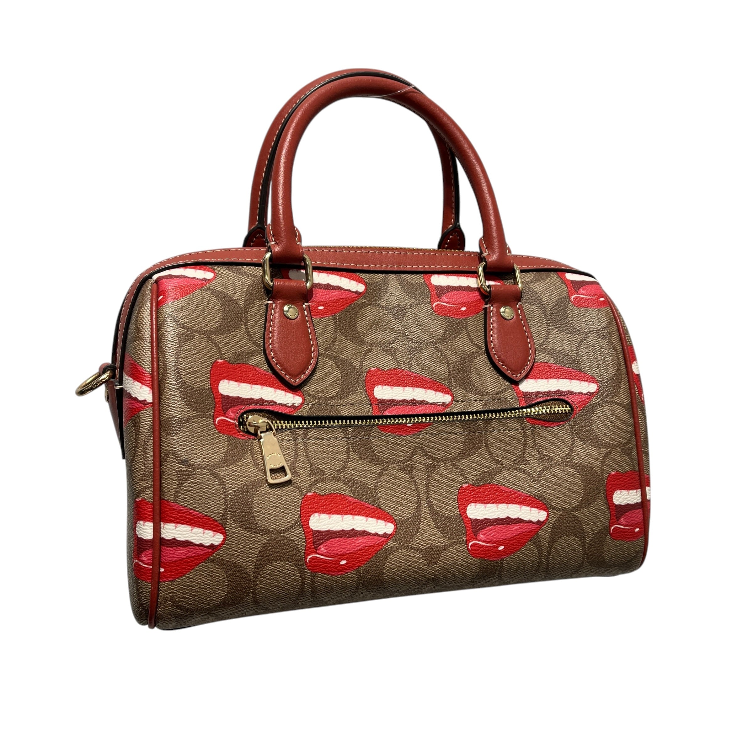 COACH/Bag/All Over Print/Leather/BRW/SATCHEL MOUTH PRINT view 2