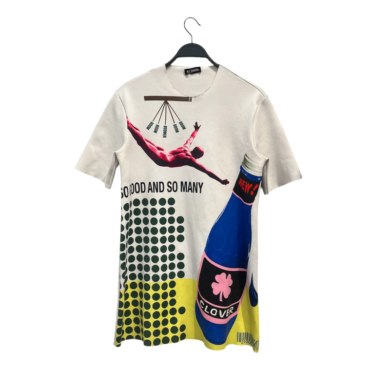 RAF SIMONS/T-Shirt/S/Polyester/MLT/All Over Print/so good n so many