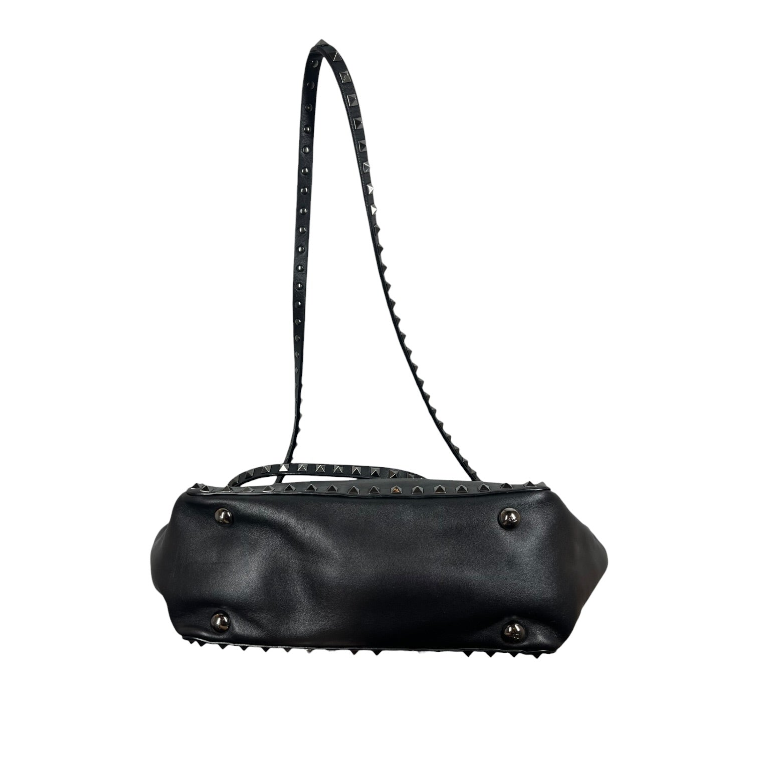 VALENTINO GARAVANI/Tote Bag/Leather/BLK/ROCKSTAR TOTE view 5