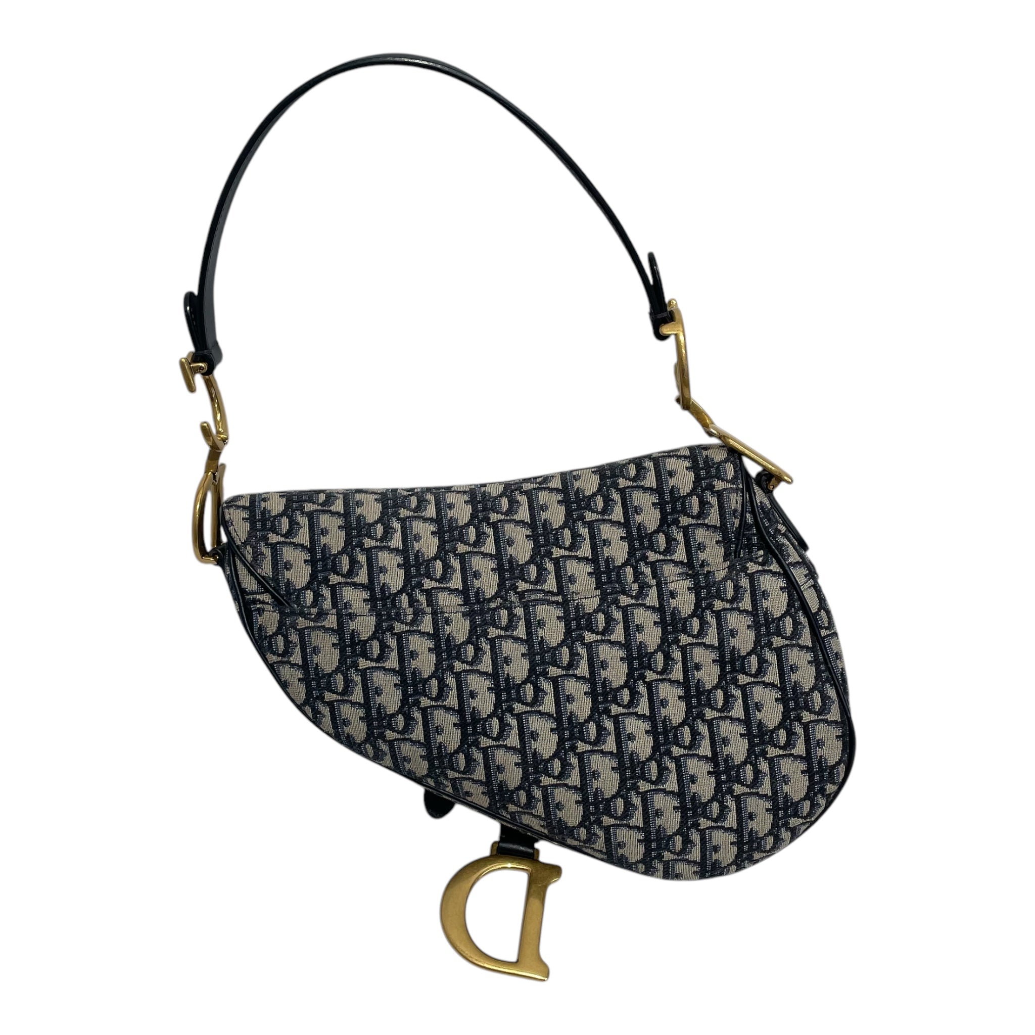 Christian Dior/Hand Bag/Monogram/KHK/Sadle Bag view 2
