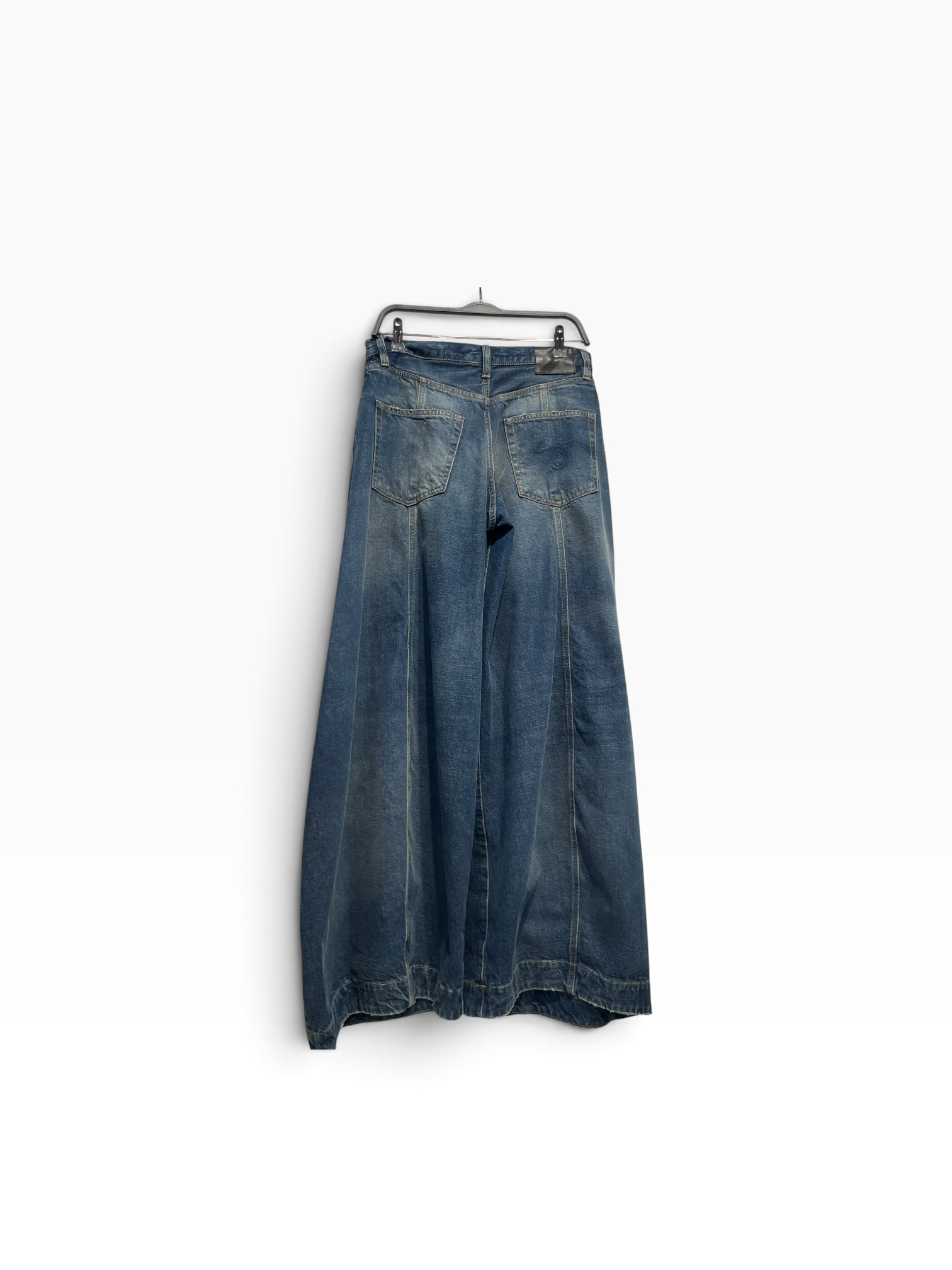R13/Wide Leg Pants/25/Denim/IDG/EXTREME BARREL LEG view 2