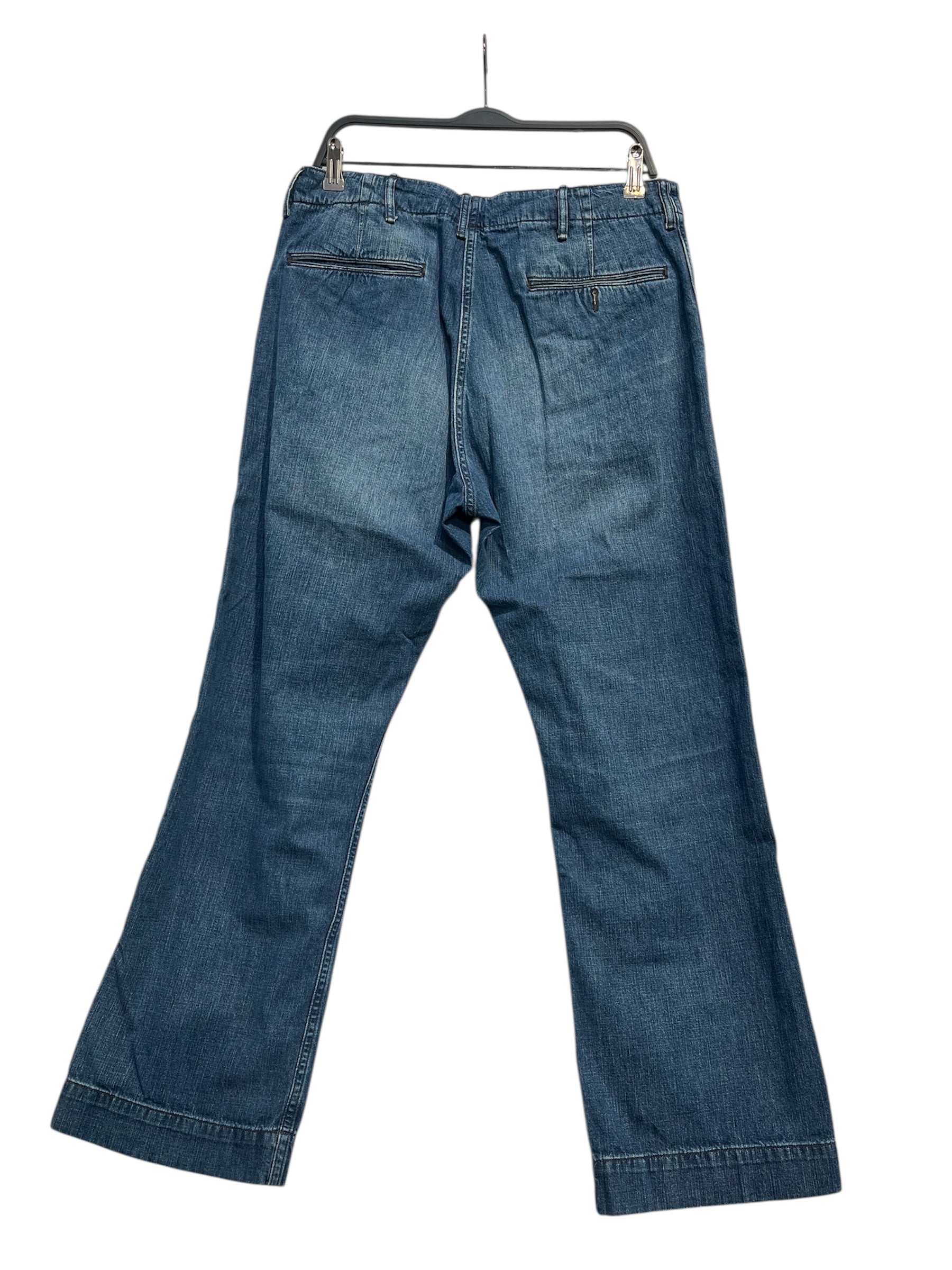 RRL/Straight Pants/31/Cotton/BLU/SLACKS CUT, 0120-3274-20 view 2
