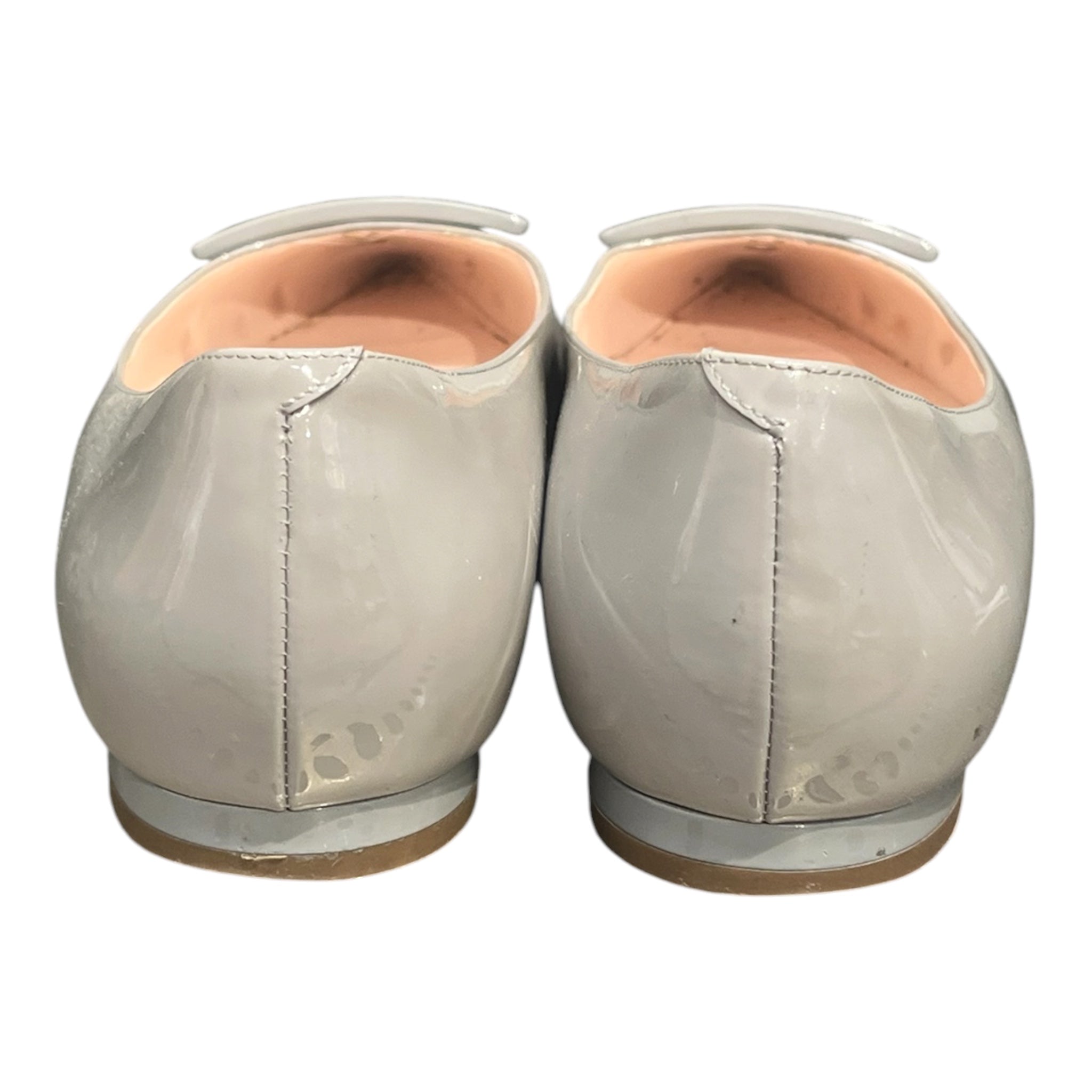 Roger Vivier/Flat Shoes/EU 37.5/Leather/SLV/POINT/ SQUARE view 5