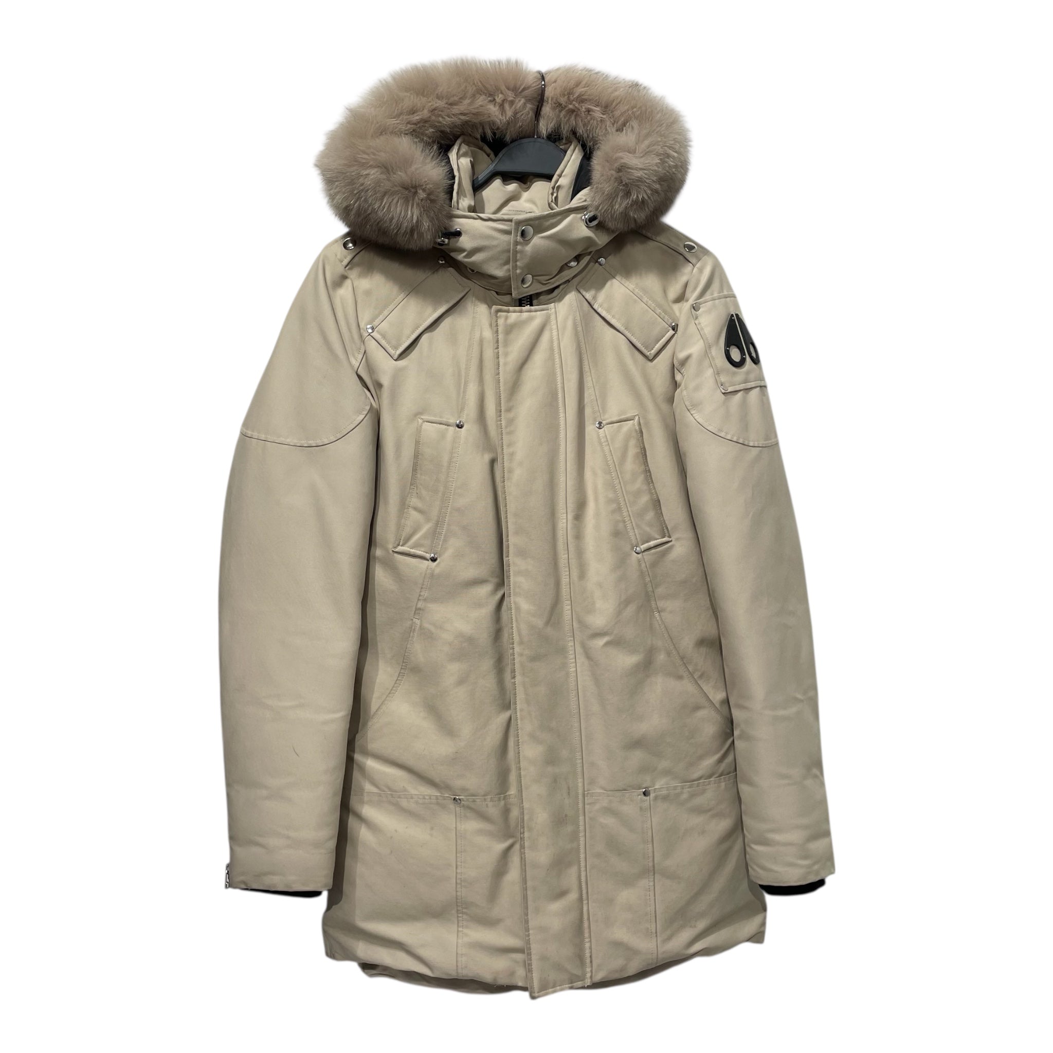 MOOSE KNUCKLES/Coat/S/Nylon/CRM/STIRLING PARKA IN BONE view 1
