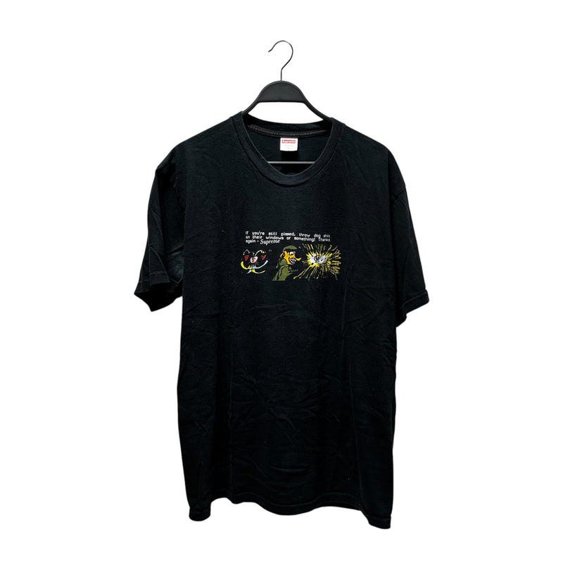Supreme/T-Shirt/XL/Cotton/BLK/