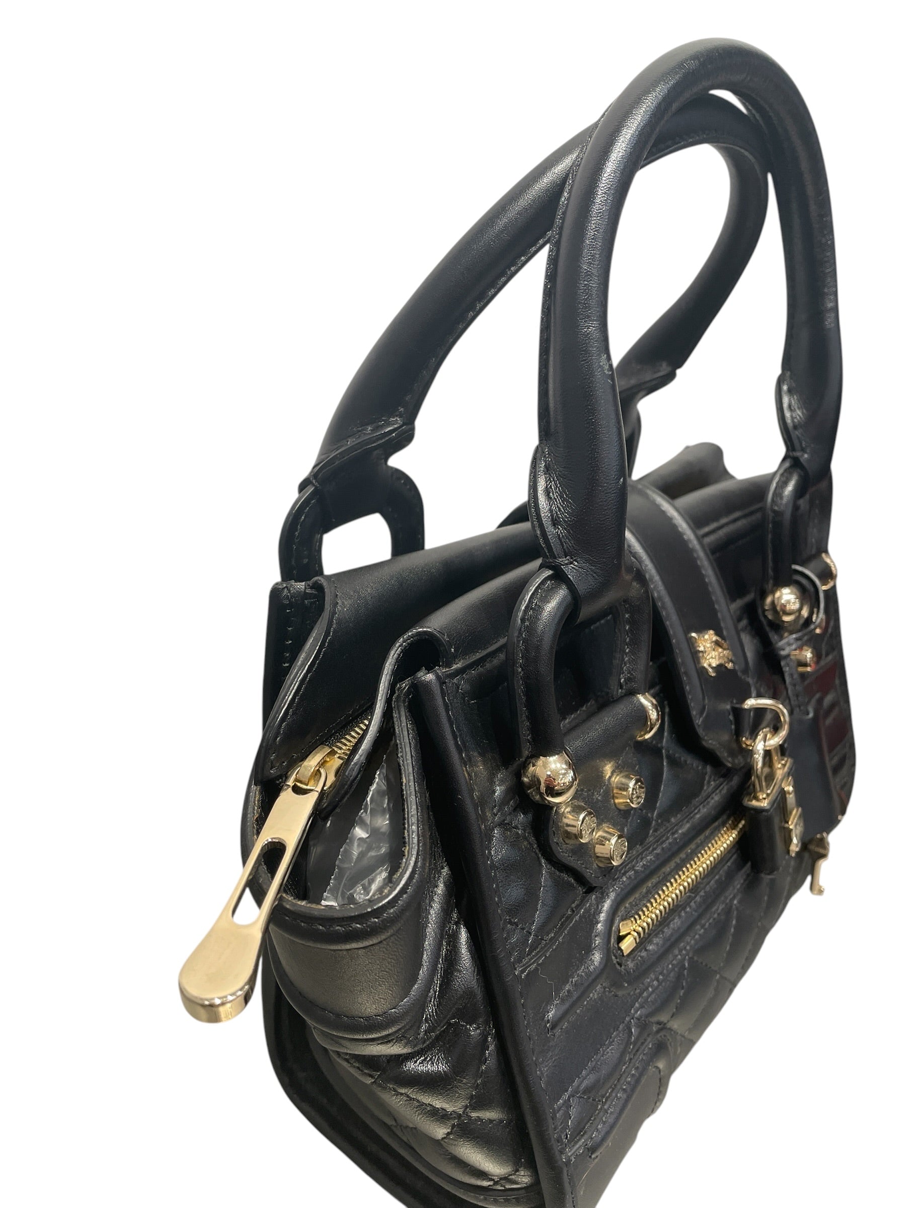 BURBERRY/Bag/Leather/BLK/QUILTED MANOR view 4