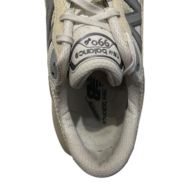 NEW BALANCE/Low-Sneakers/US 11.5/Suede/CRM/990v6