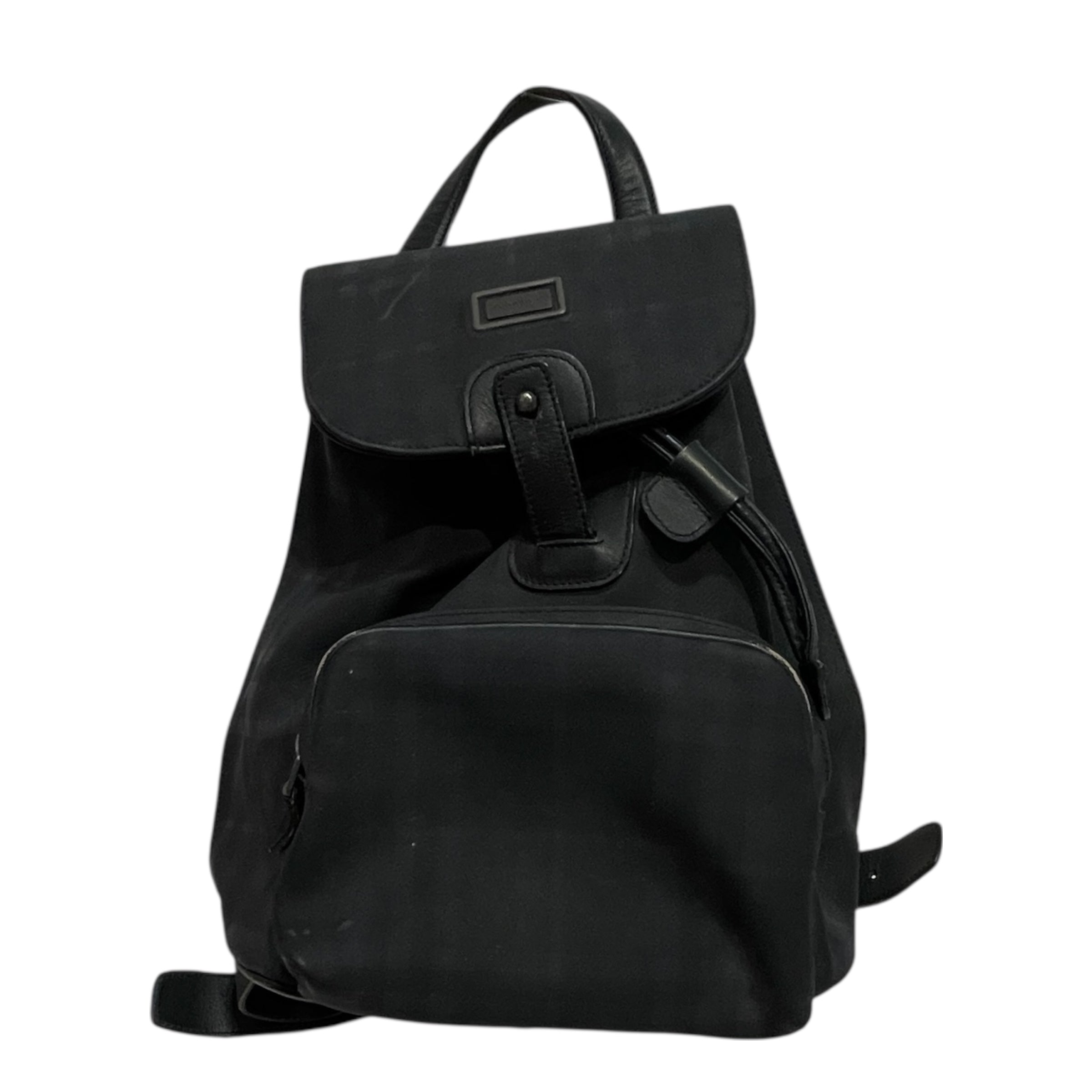 BURBERRY/Backpack/Plaid/Leather/NVY/Nova Check view 1