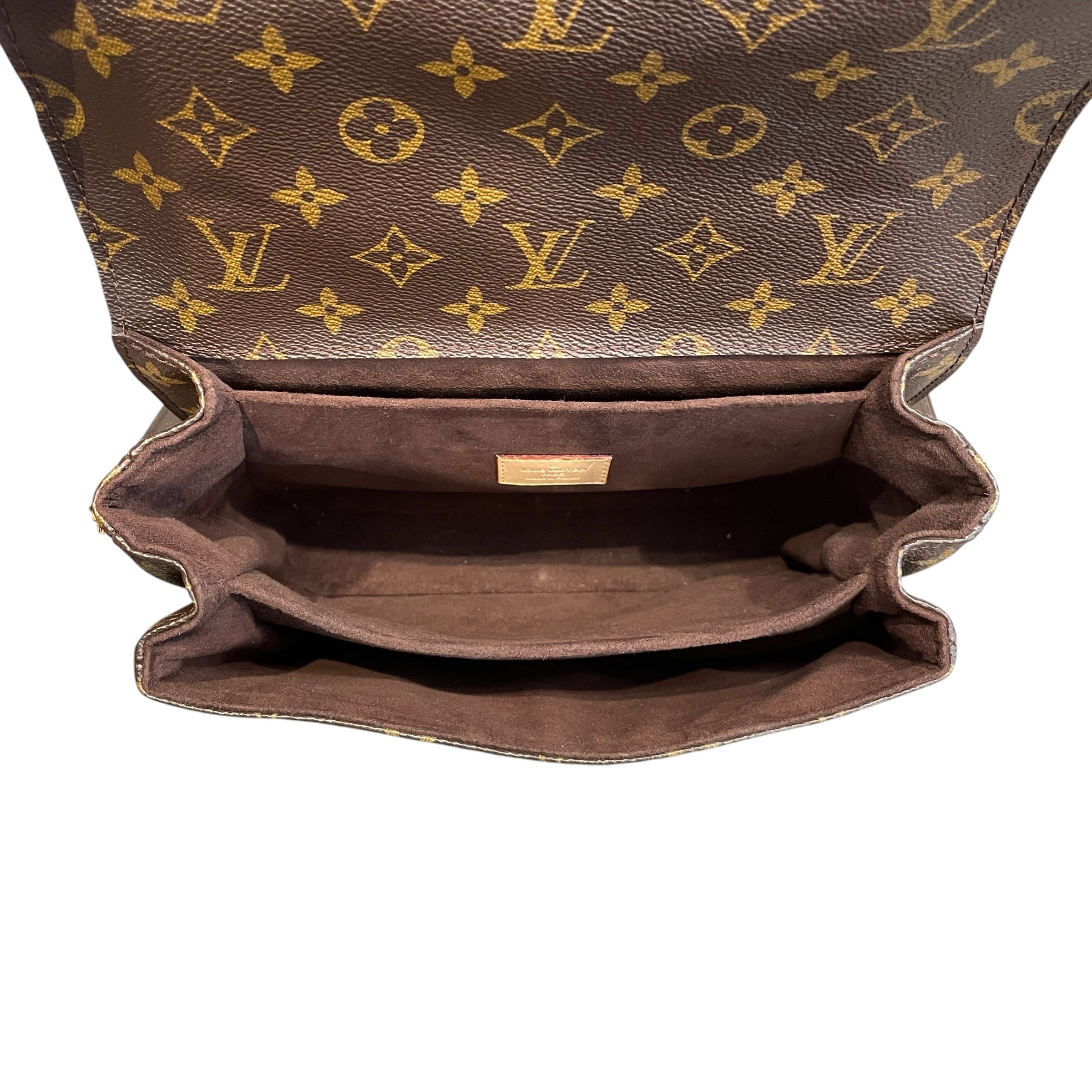 LOUIS VUITTON/Cross Body Bag/Monogram/Leather/BRW/POUCHETTE METIS view 7