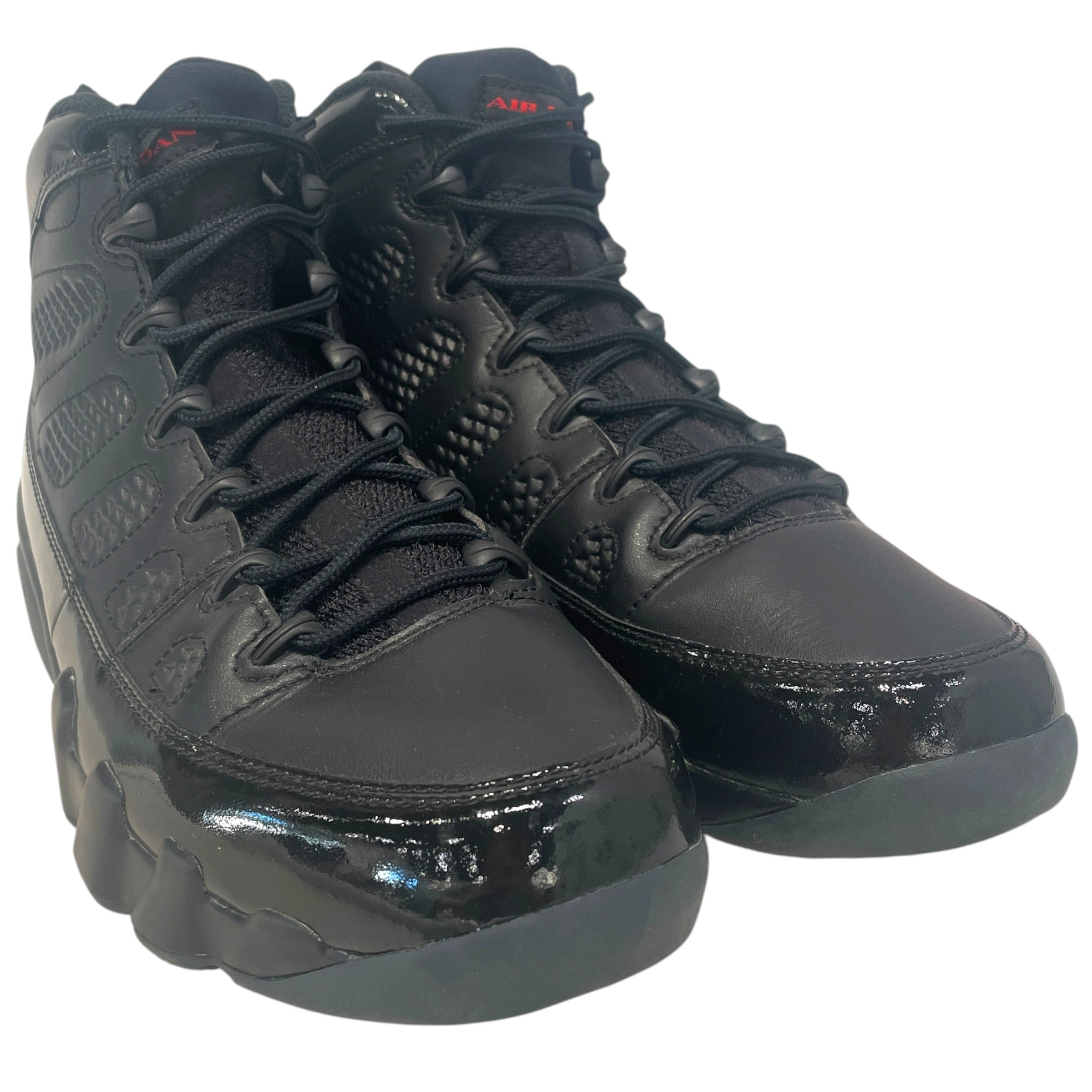 JORDAN BRAND/Hi-Sneakers/US 9.5/Leather/BLK/9 Retro Bred view 1