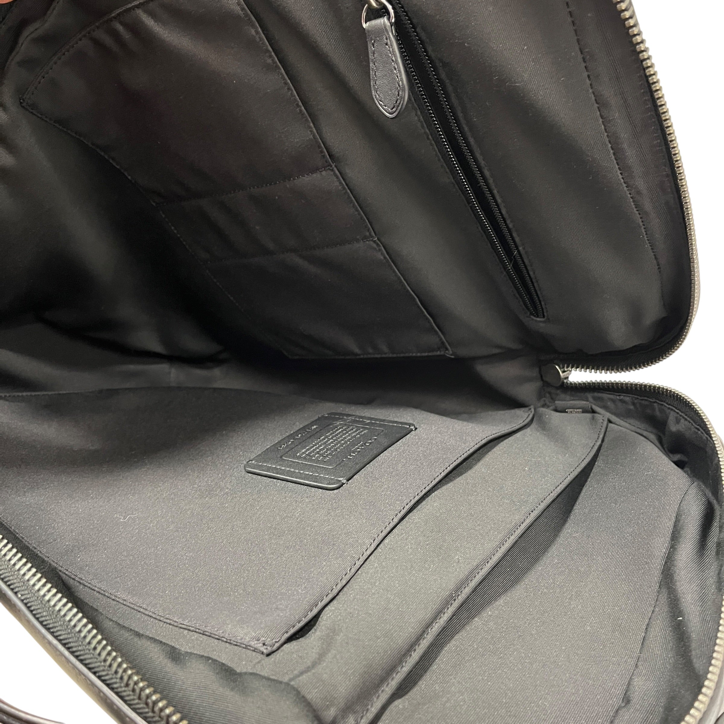 COACH/Briefcase/Leather/BLK/BACKPACK/BC view 3